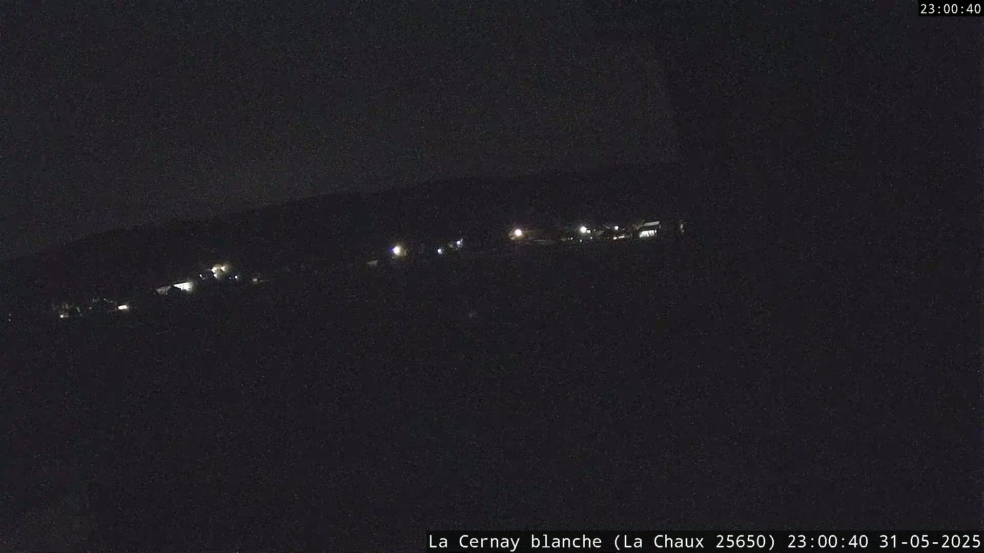 La Cernay Blanche Ski & Sport Area - La Chaux Village Live Cam - Pontarlier, Doubs, Bourgogne-Franche-Comte, France