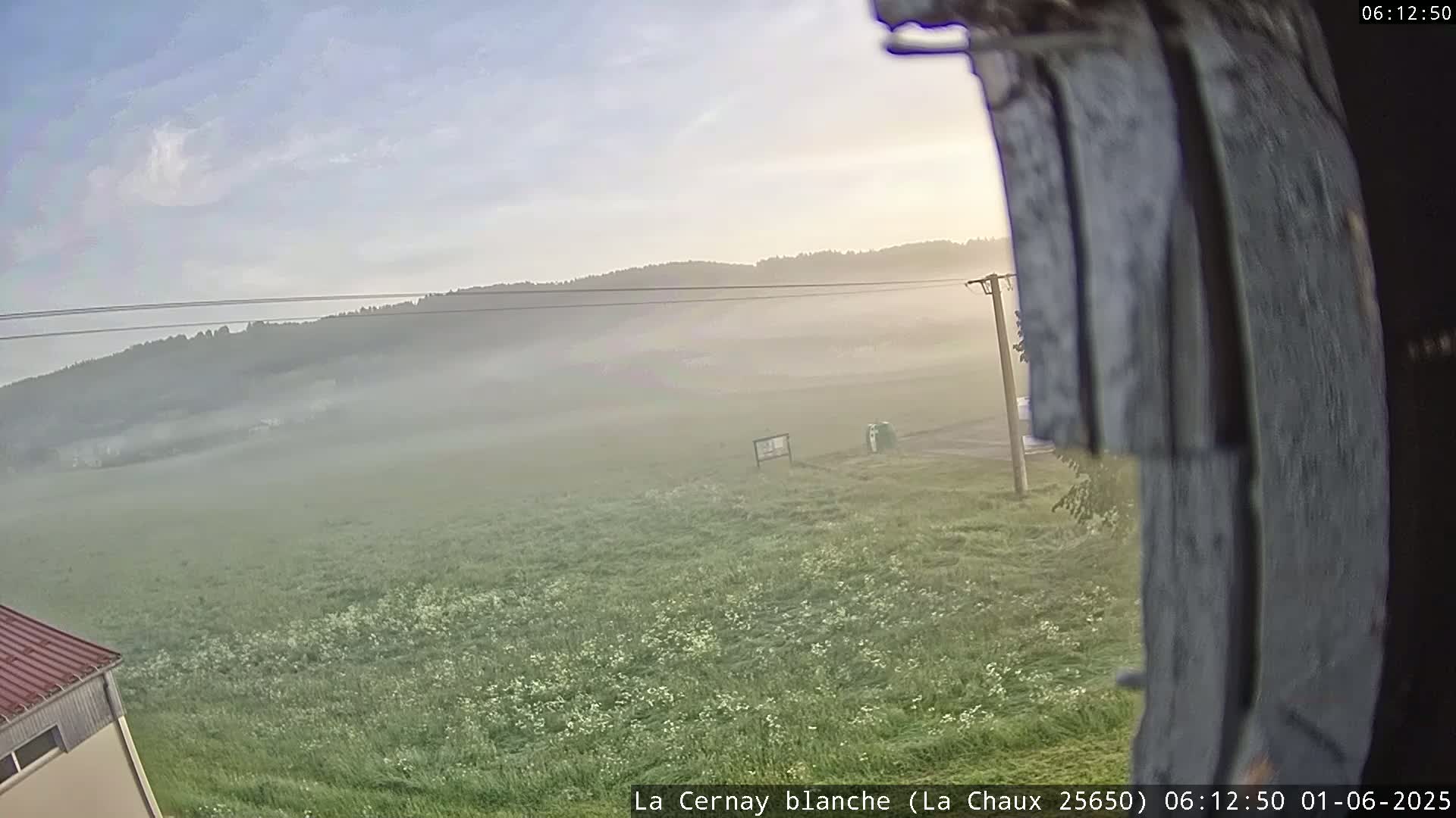 La Cernay Blanche Ski & Sport Area - La Chaux Village Live Cam - Pontarlier, Doubs, Bourgogne-Franche-Comte, France