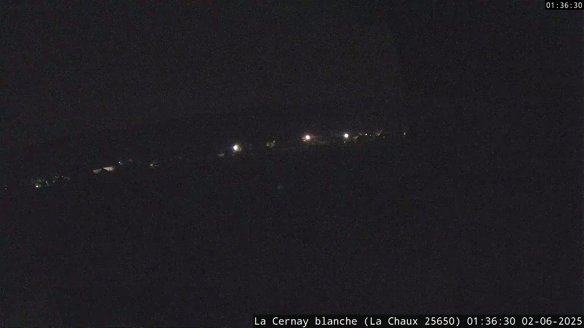 La Cernay Blanche Ski & Sport Area - La Chaux Village Live Cam - Pontarlier, Doubs, Bourgogne-Franche-Comte, France