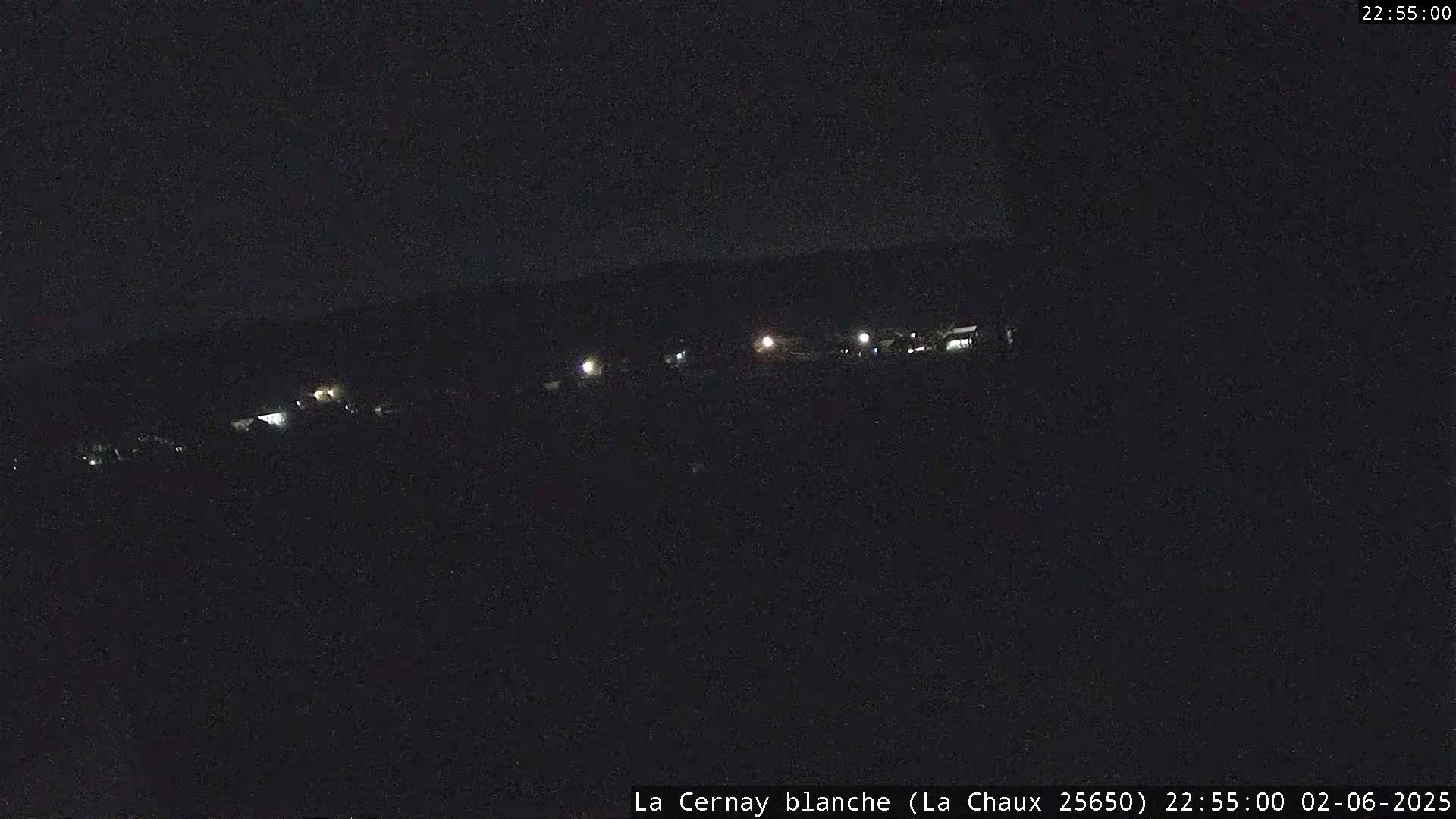 La Cernay Blanche Ski & Sport Area - La Chaux Village Live Cam - Pontarlier, Doubs, Bourgogne-Franche-Comte, France