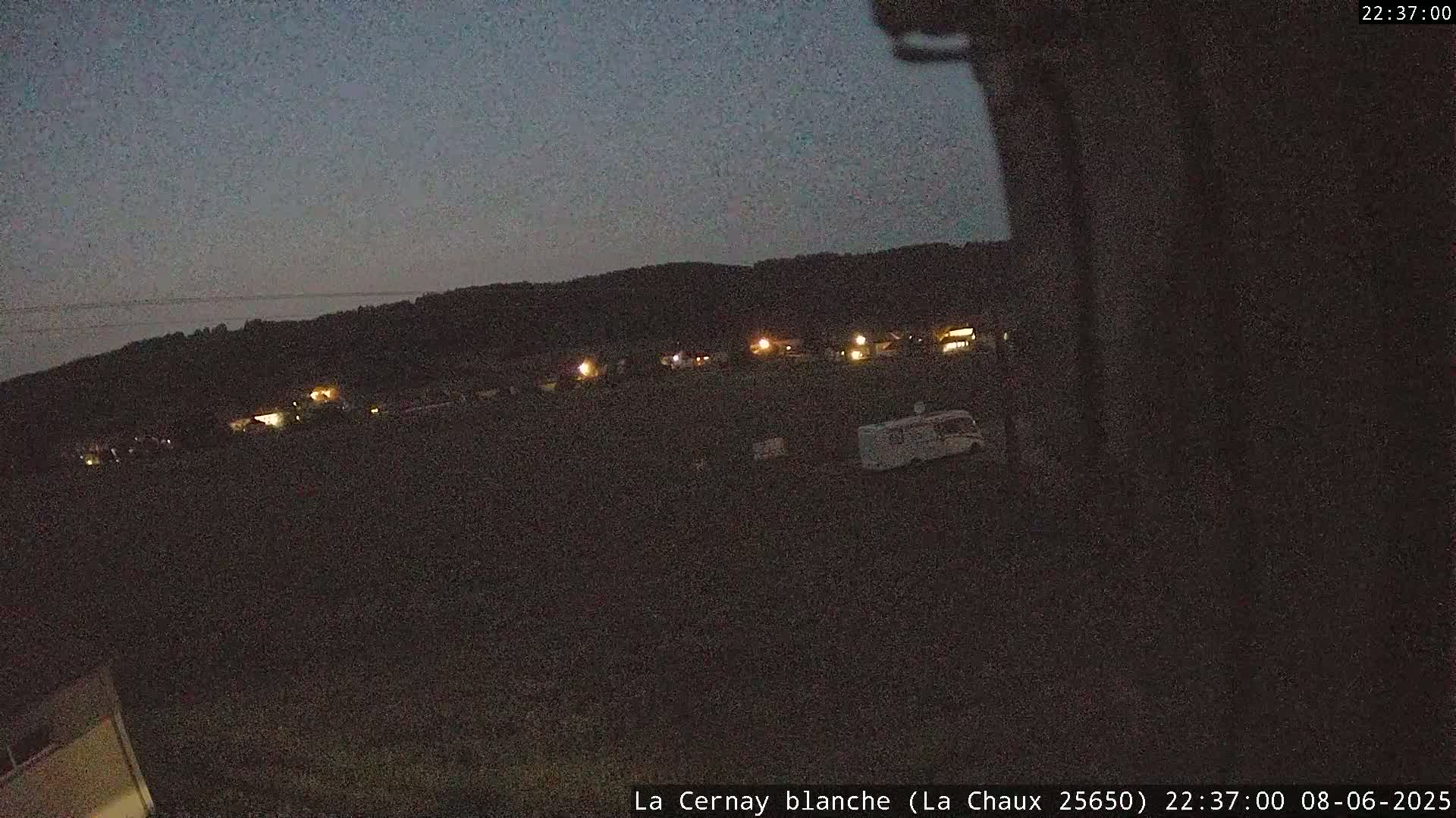 La Cernay Blanche Ski & Sport Area - La Chaux Village Live Cam - Pontarlier, Doubs, Bourgogne-Franche-Comte, France