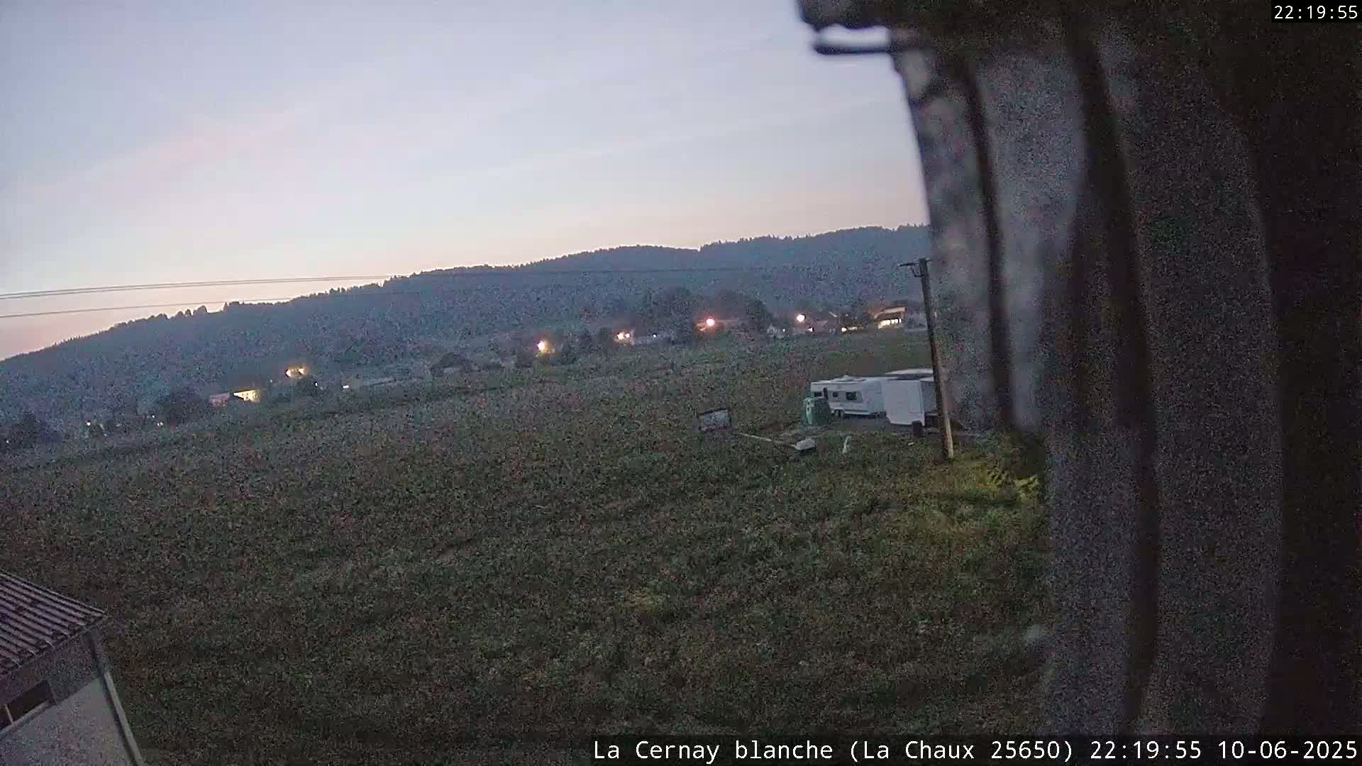 La Cernay Blanche Ski & Sport Area - La Chaux Village Live Cam - Pontarlier, Doubs, Bourgogne-Franche-Comte, France