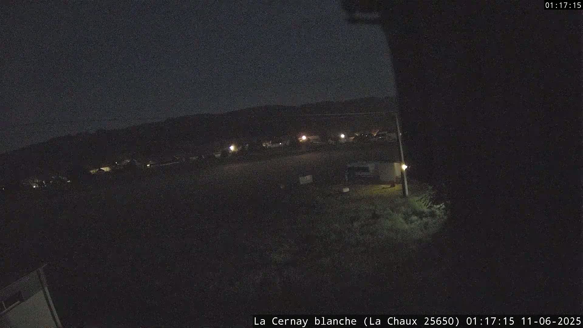 La Cernay Blanche Ski & Sport Area - La Chaux Village Live Cam - Pontarlier, Doubs, Bourgogne-Franche-Comte, France