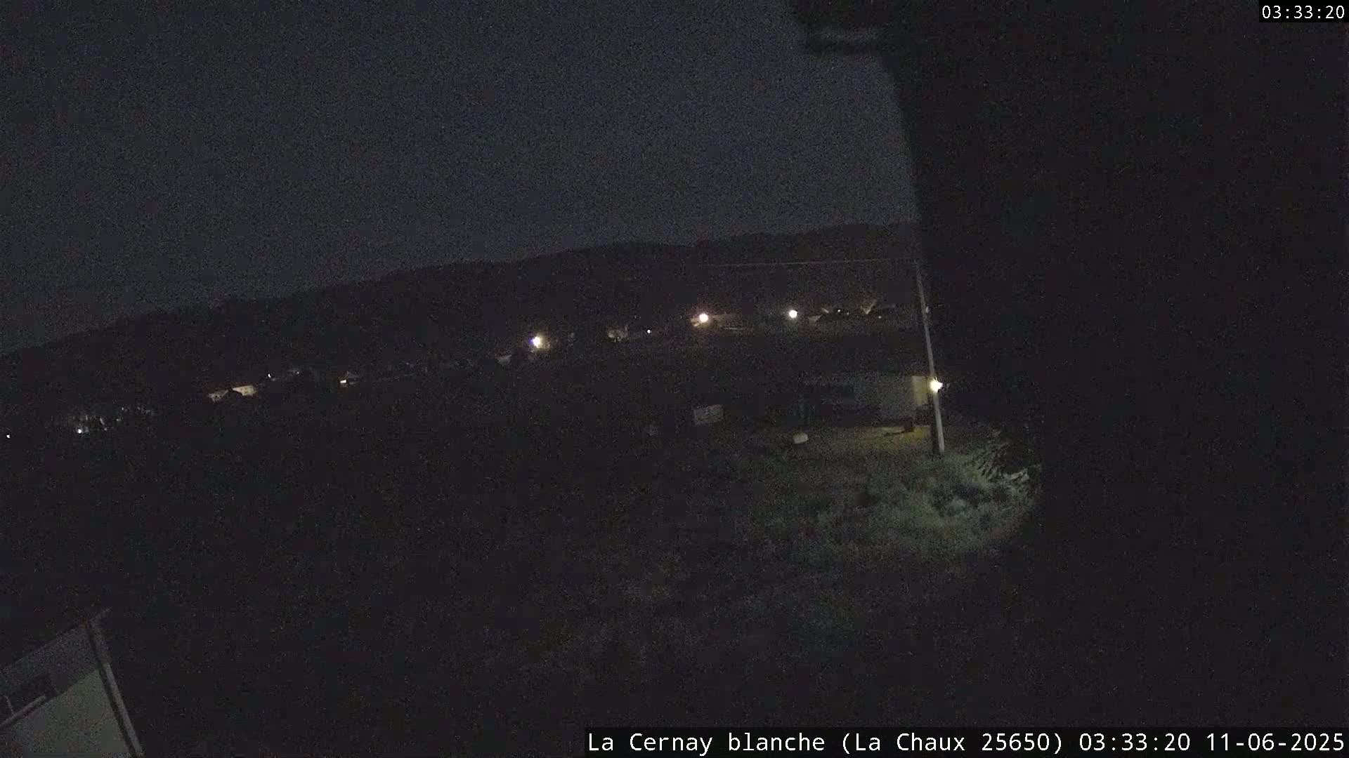 La Cernay Blanche Ski & Sport Area - La Chaux Village Live Cam - Pontarlier, Doubs, Bourgogne-Franche-Comte, France