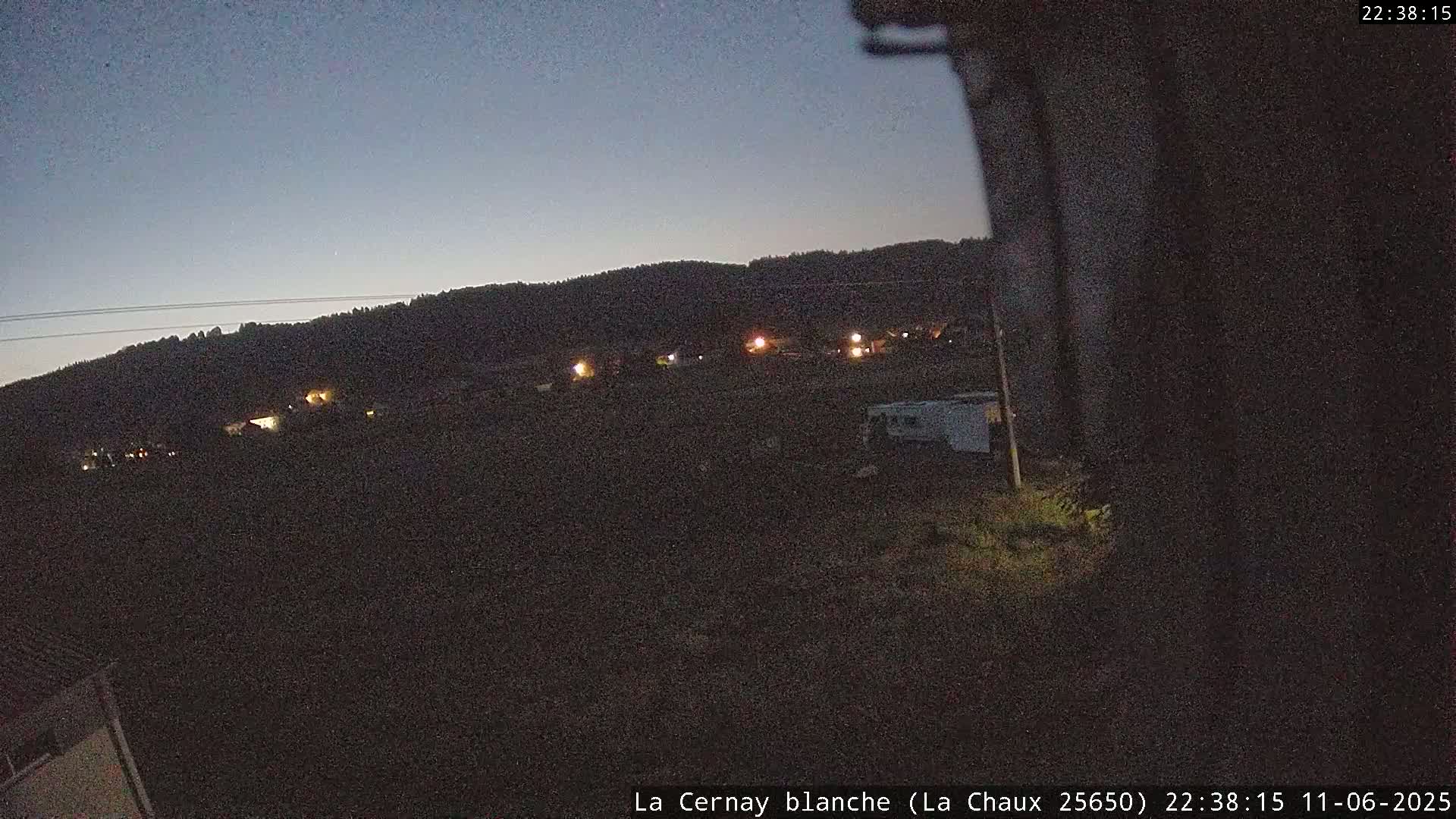 La Cernay Blanche Ski & Sport Area - La Chaux Village Live Cam - Pontarlier, Doubs, Bourgogne-Franche-Comte, France