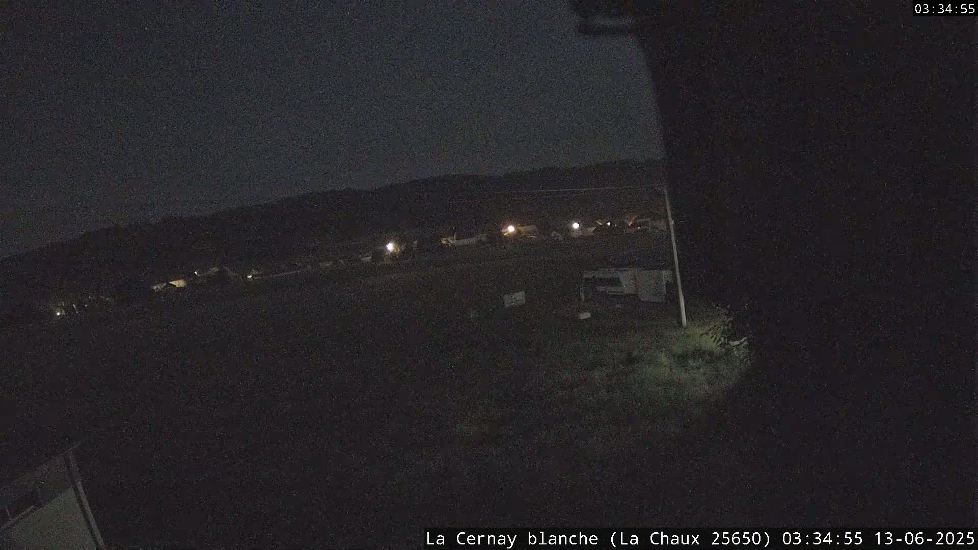 La Cernay Blanche Ski & Sport Area - La Chaux Village Live Cam - Pontarlier, Doubs, Bourgogne-Franche-Comte, France