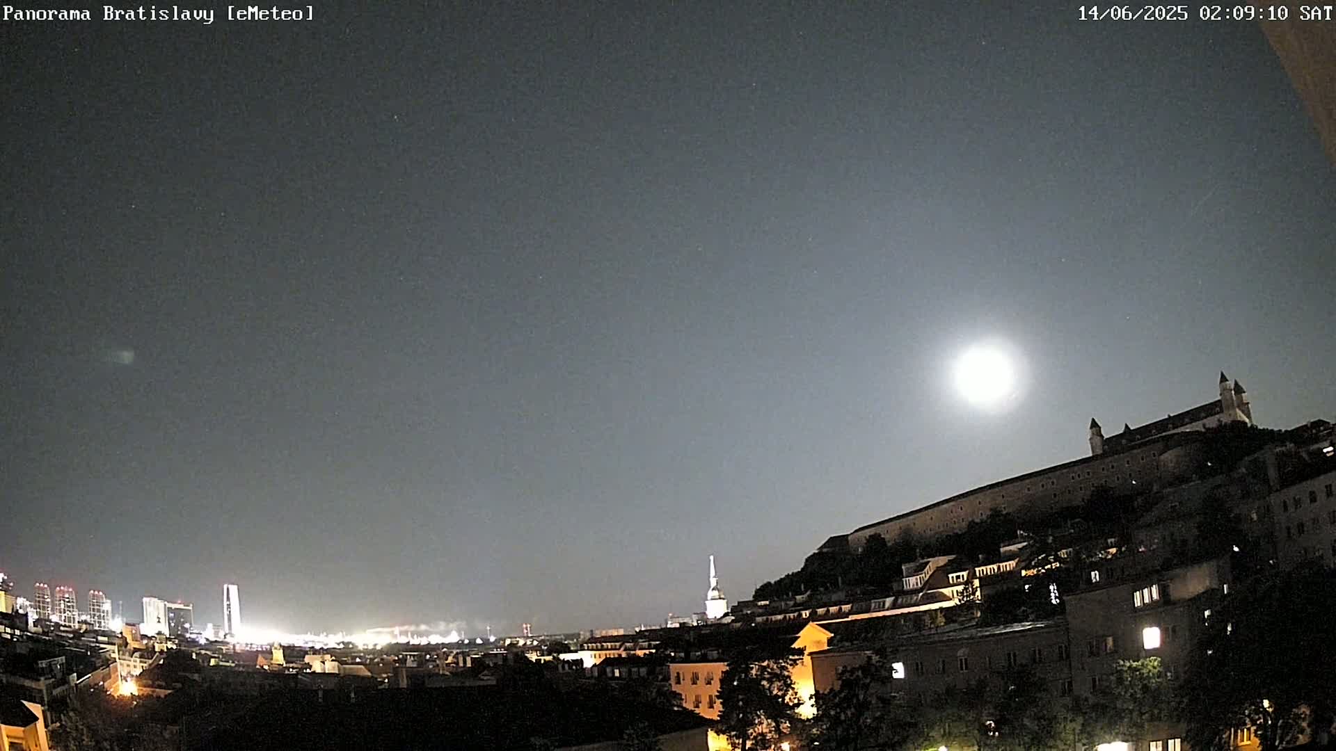 Bratislava Castle (Bratislavsky Hrad) Old Town Live Cam - Stare Mesto, Okres Bratislava I, Bratislava, Slovakia