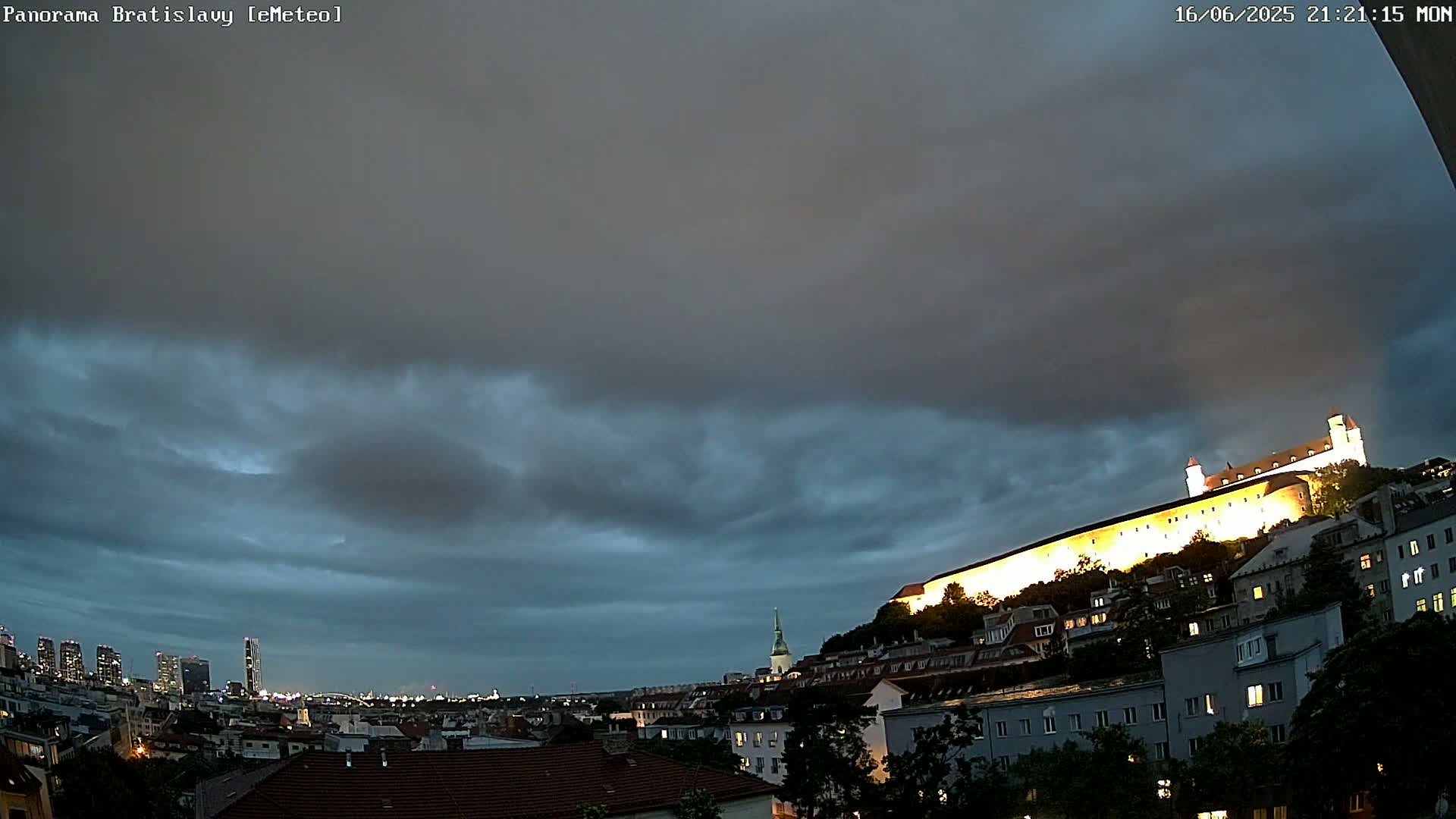 Bratislava Castle (Bratislavsky Hrad) Old Town Live Cam - Stare Mesto, Okres Bratislava I, Bratislava, Slovakia
