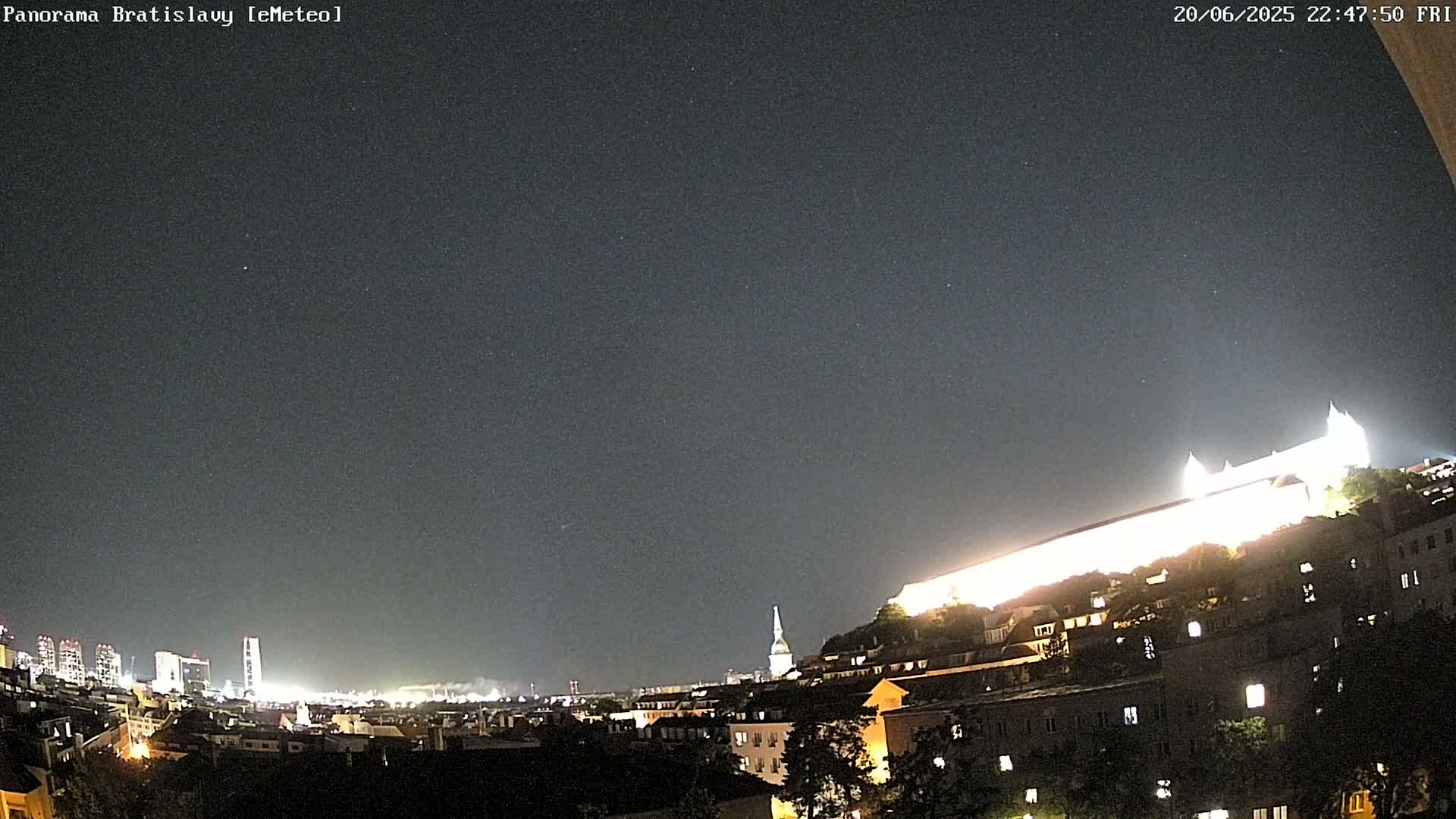 Bratislava Castle (Bratislavsky Hrad) Old Town Live Cam - Stare Mesto, Okres Bratislava I, Bratislava, Slovakia