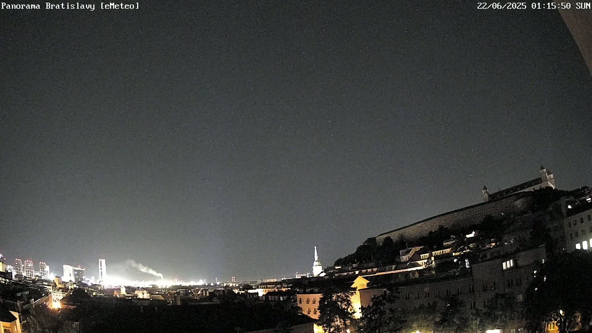 Bratislava Castle (Bratislavsky Hrad) Old Town Live Cam - Stare Mesto, Okres Bratislava I, Bratislava, Slovakia