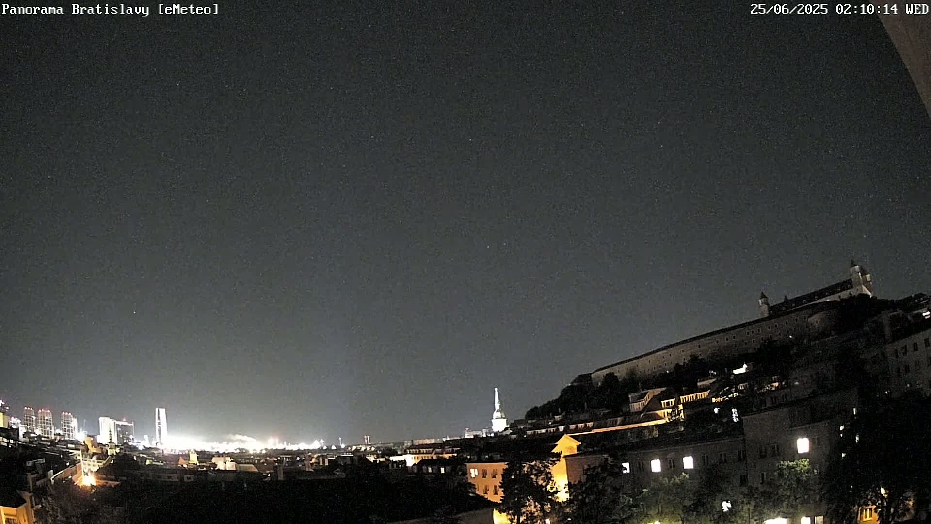 Bratislava Castle (Bratislavsky Hrad) Old Town Live Cam - Stare Mesto, Okres Bratislava I, Bratislava, Slovakia