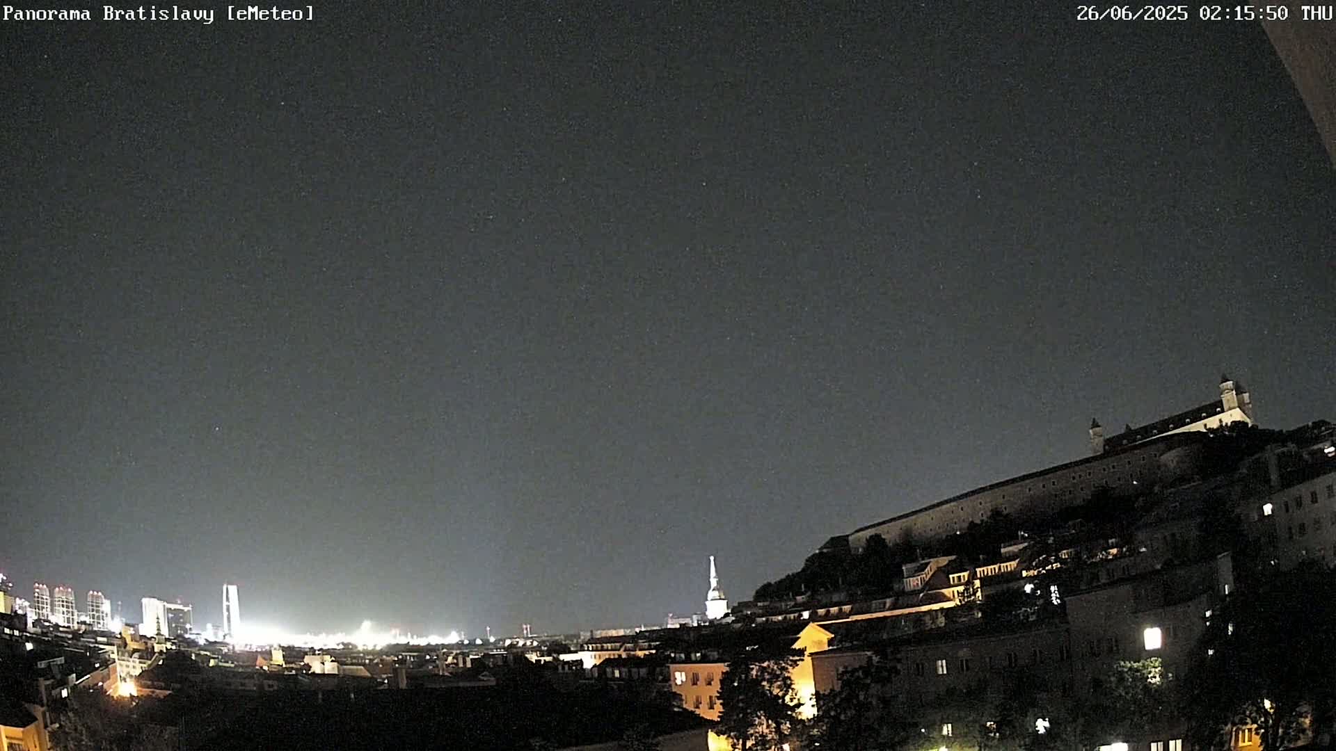 Bratislava Castle (Bratislavsky Hrad) Old Town Live Cam - Stare Mesto, Okres Bratislava I, Bratislava, Slovakia
