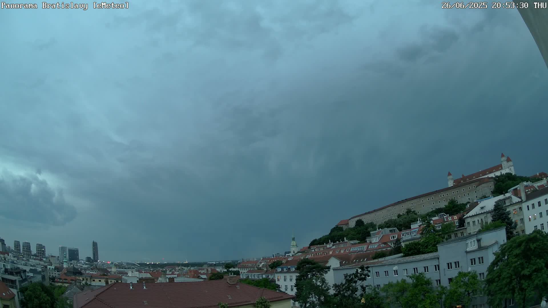 Bratislava Castle (Bratislavsky Hrad) Old Town Live Cam - Stare Mesto, Okres Bratislava I, Bratislava, Slovakia