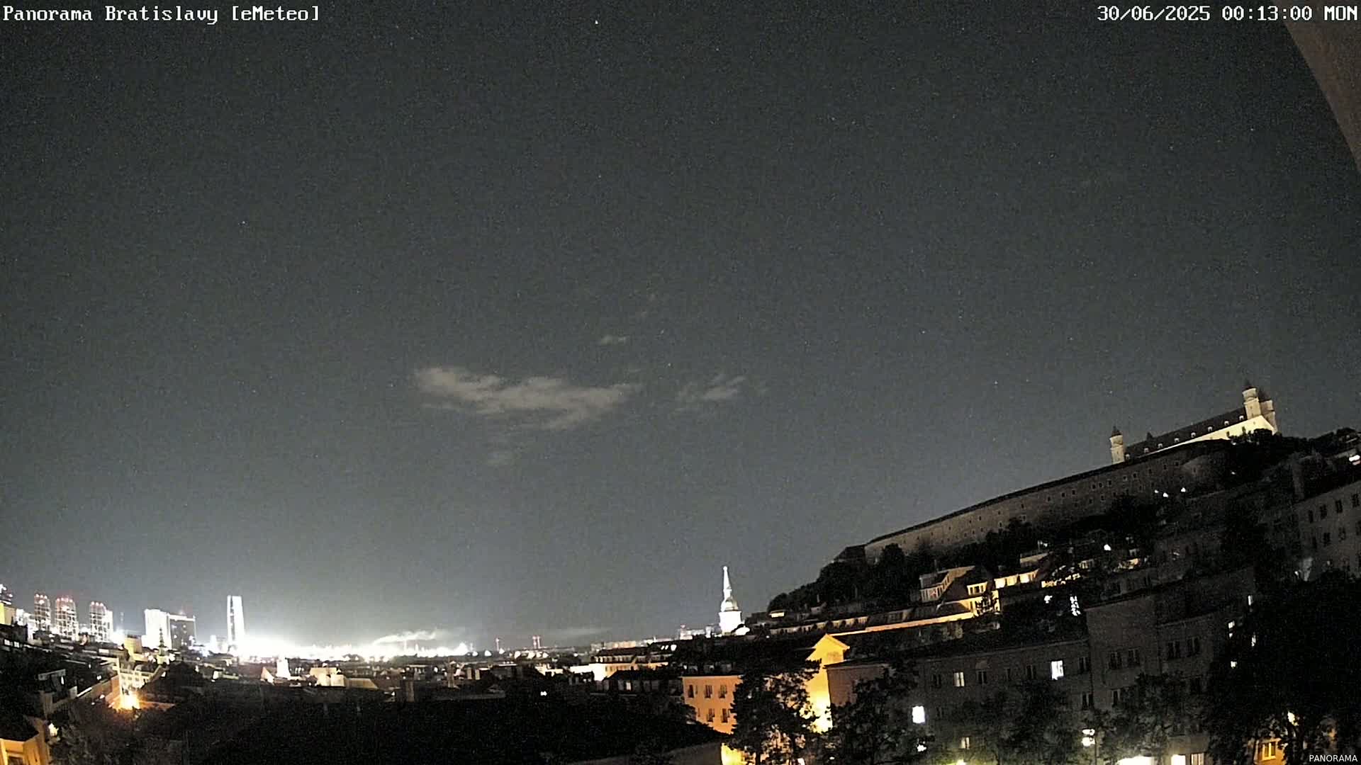 Bratislava City Southeast View Skyline  Live Cam - Stare Mesto, Okres Bratislava I, Bratislava, Slovakia