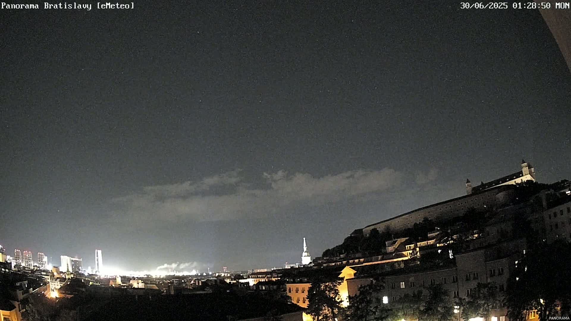 Bratislava City Southeast View Skyline  Live Cam - Stare Mesto, Okres Bratislava I, Bratislava, Slovakia