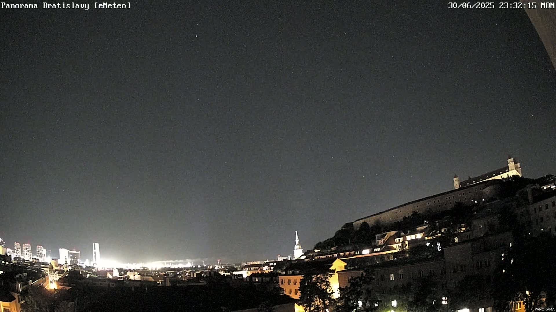 Bratislava City Southeast View Skyline  Live Cam - Stare Mesto, Okres Bratislava I, Bratislava, Slovakia