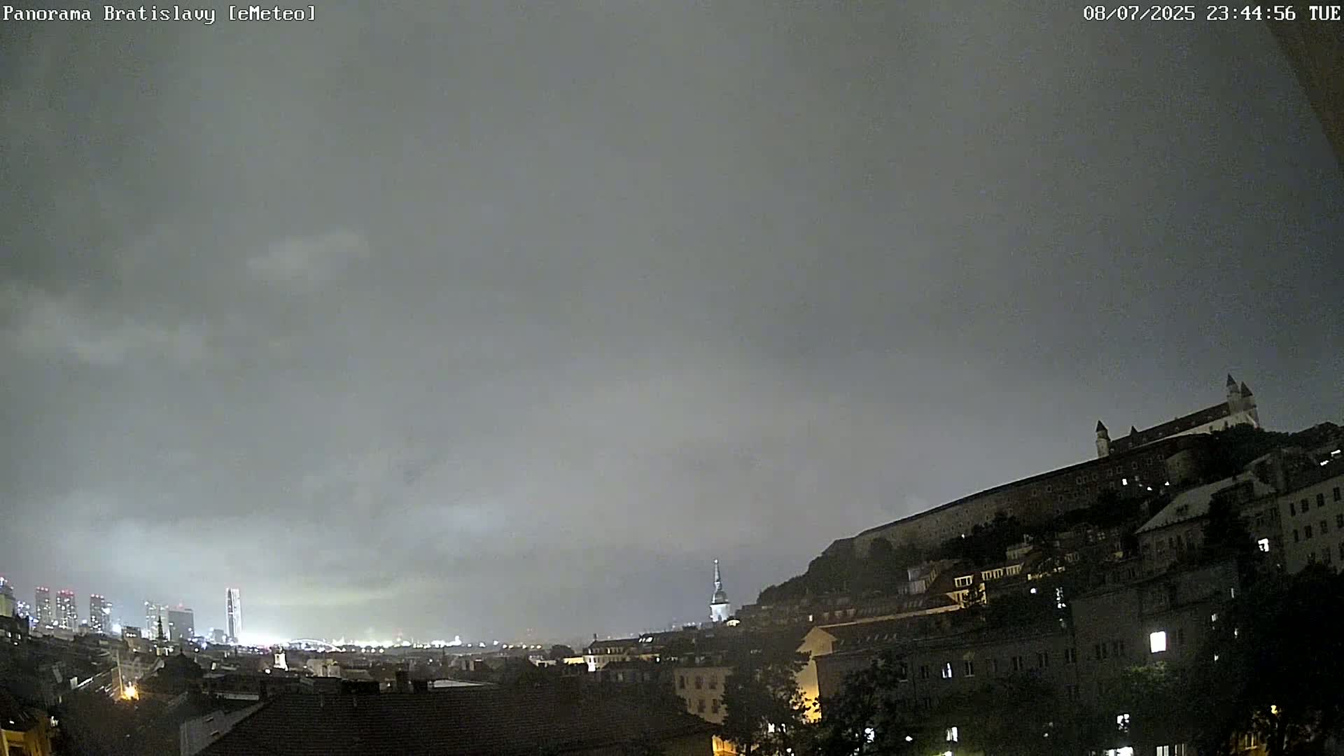 Bratislava City Southeast View Skyline  Live Cam - Stare Mesto, Okres Bratislava I, Bratislava, Slovakia