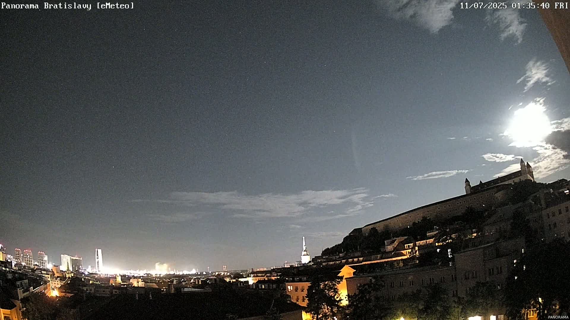 Bratislava City Southeast View Skyline  Live Cam - Stare Mesto, Okres Bratislava I, Bratislava, Slovakia