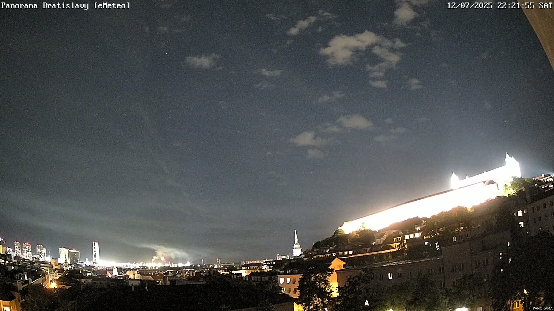 Bratislava City Southeast View Skyline  Live Cam - Stare Mesto, Okres Bratislava I, Bratislava, Slovakia