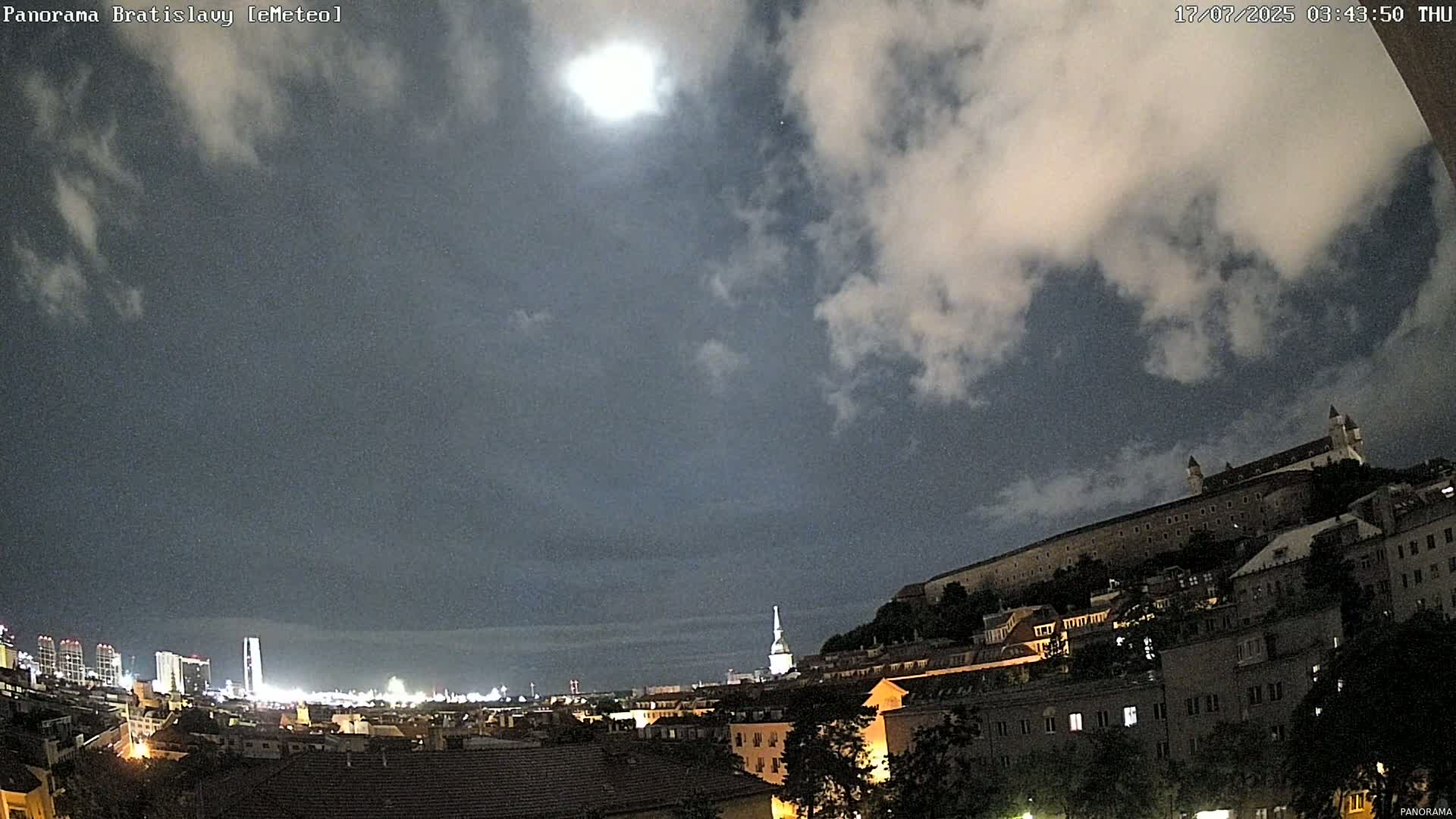 Bratislava City Southeast View Skyline  Live Cam - Stare Mesto, Okres Bratislava I, Bratislava, Slovakia