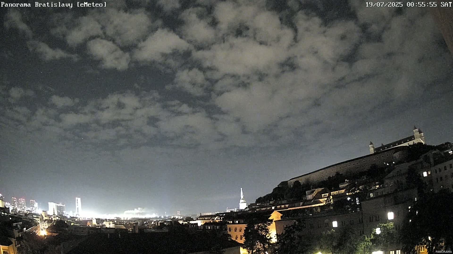 Bratislava City Southeast View Skyline  Live Cam - Stare Mesto, Okres Bratislava I, Bratislava, Slovakia