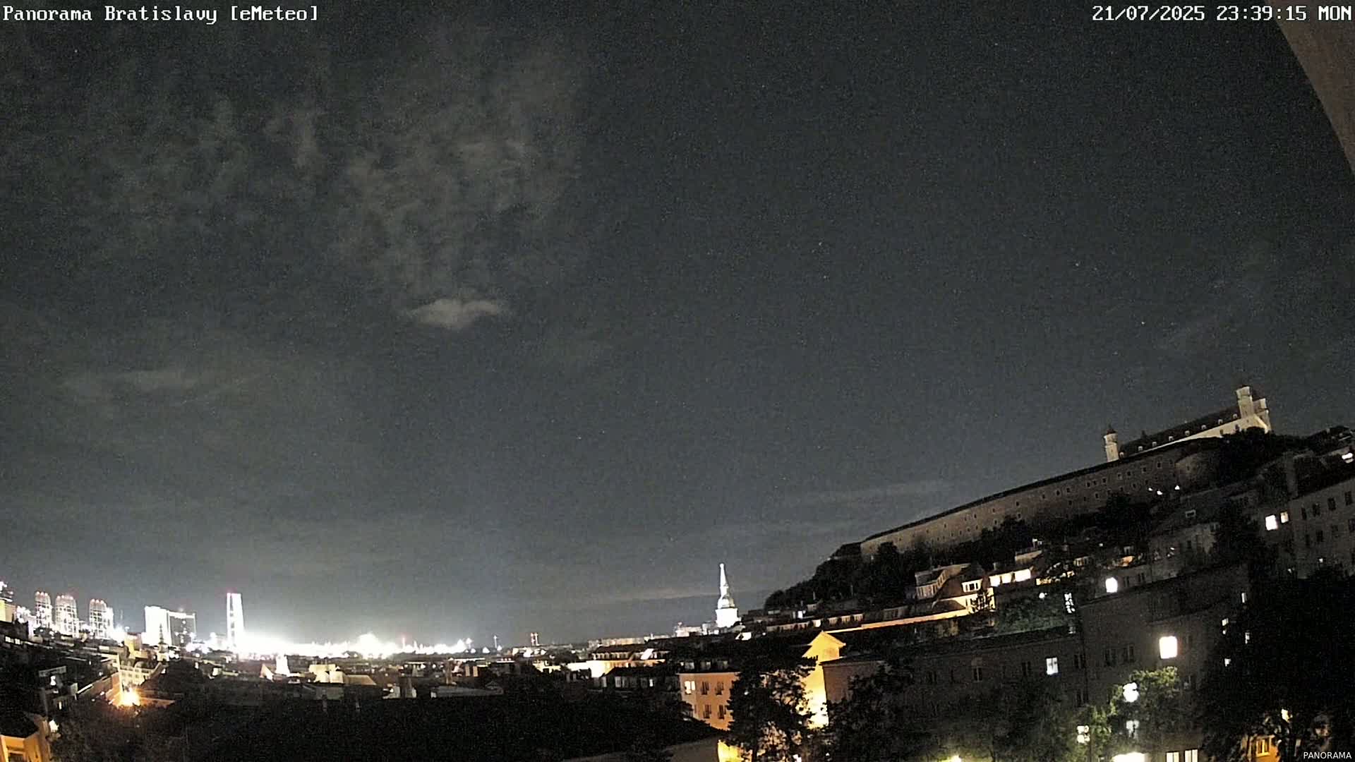Bratislava City Southeast View Skyline  Live Cam - Stare Mesto, Okres Bratislava I, Bratislava, Slovakia