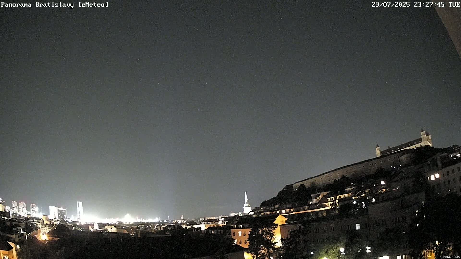 Bratislava City Southeast View Skyline  Live Cam - Stare Mesto, Okres Bratislava I, Bratislava, Slovakia