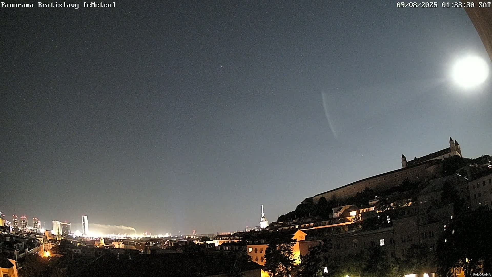 Bratislava City Southeast View Skyline  Live Cam - Stare Mesto, Okres Bratislava I, Bratislava, Slovakia