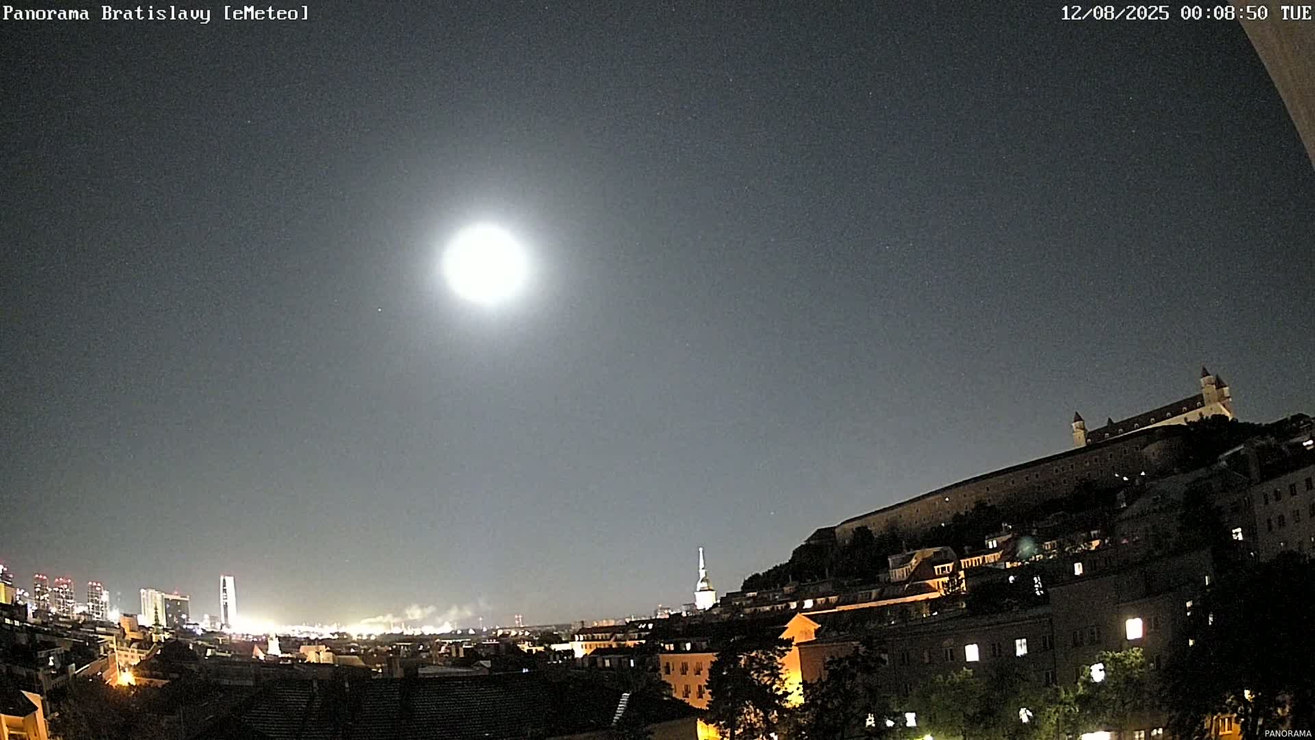 Bratislava City Southeast View Skyline  Live Cam - Stare Mesto, Okres Bratislava I, Bratislava, Slovakia
