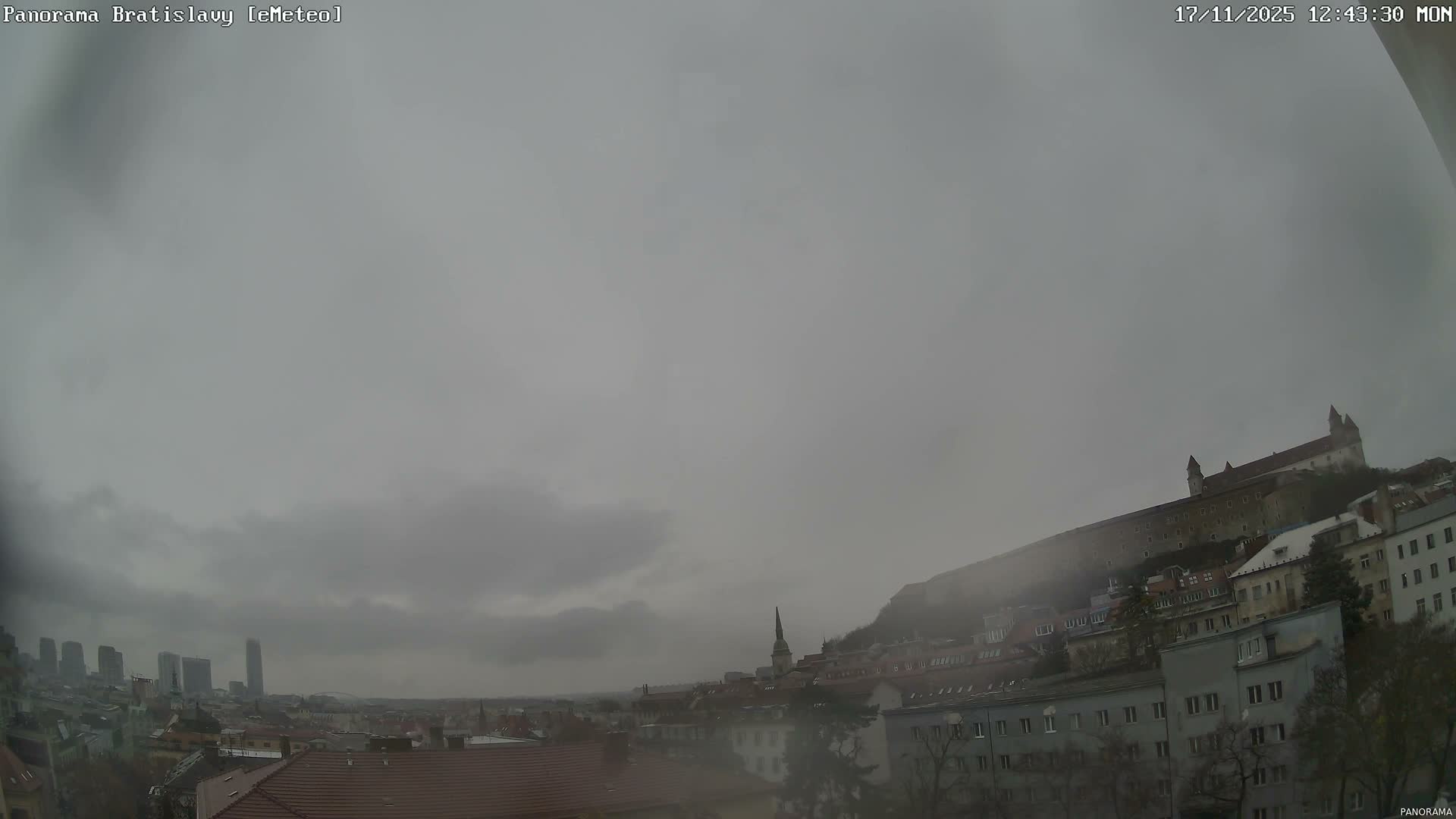 Bratislava City Southeast View Skyline  Live Cam - Stare Mesto, Okres Bratislava I, Bratislava, Slovakia