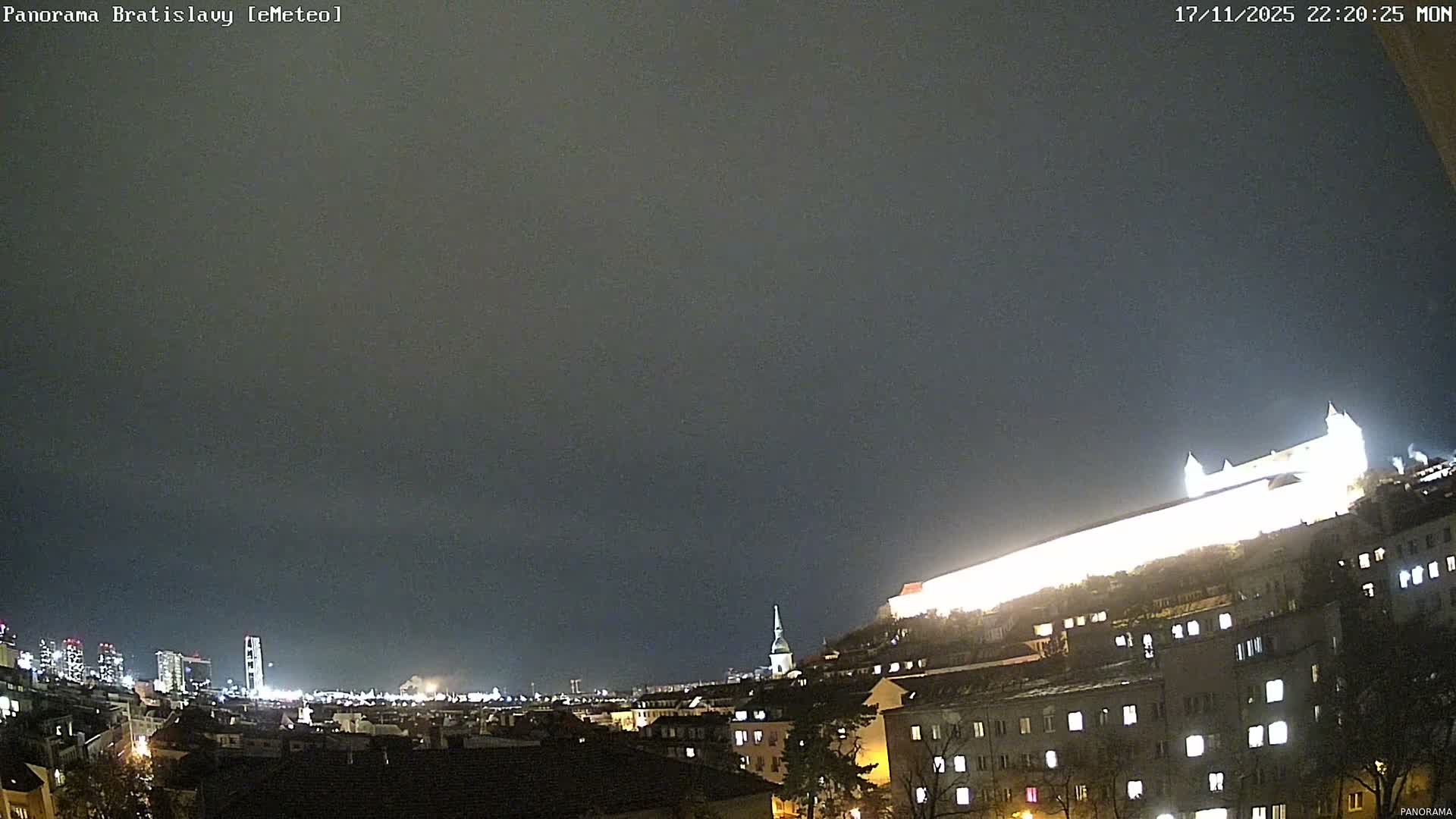 Bratislava City Southeast View Skyline  Live Cam - Stare Mesto, Okres Bratislava I, Bratislava, Slovakia