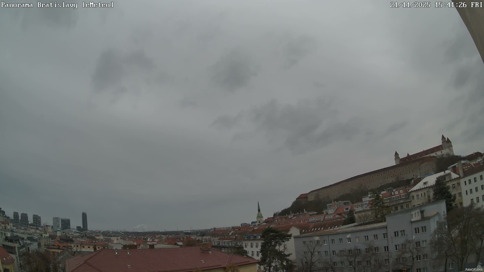 Bratislava City Southeast View Skyline  Live Cam - Stare Mesto, Okres Bratislava I, Bratislava, Slovakia