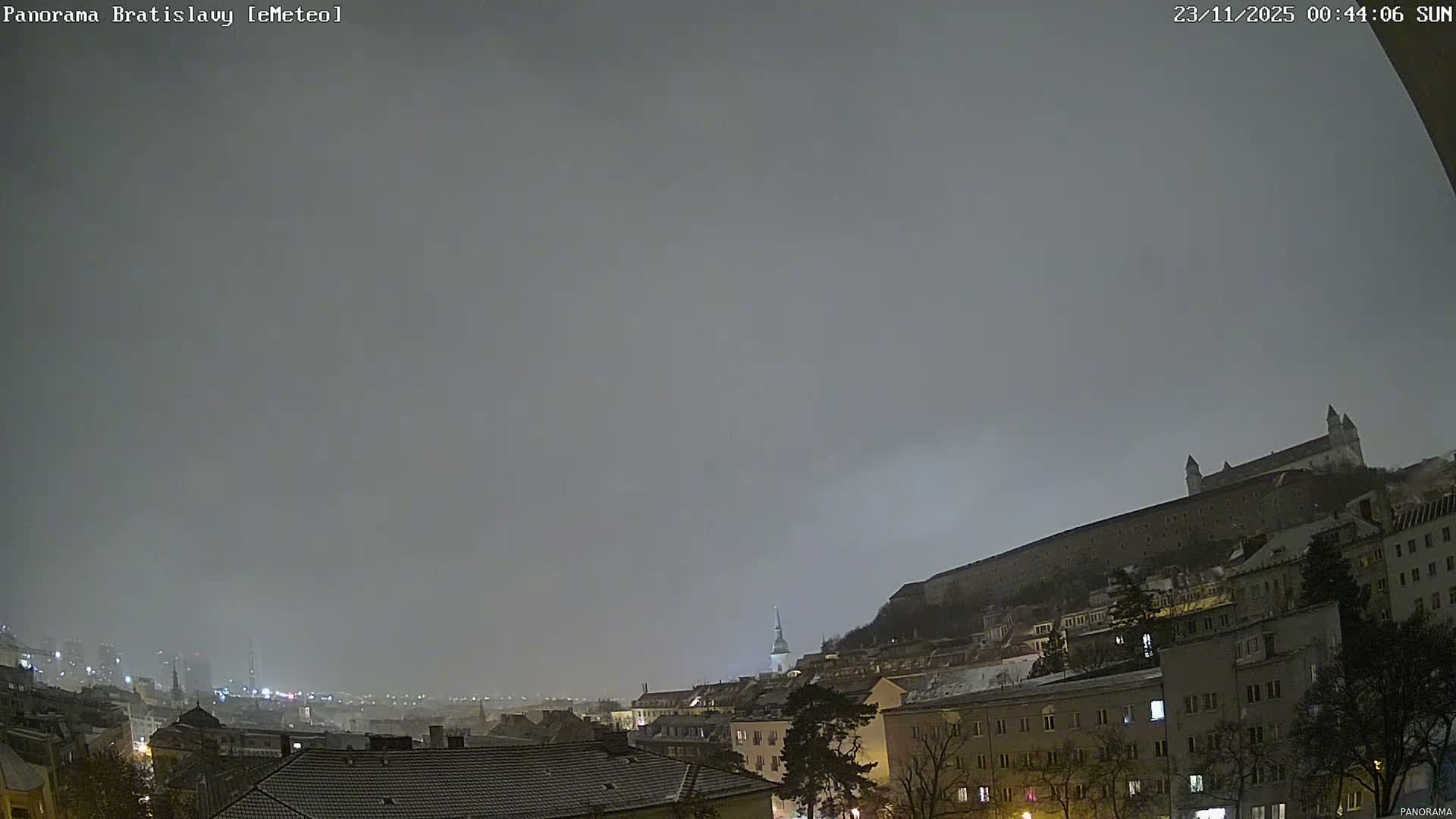 Bratislava City Southeast View Skyline  Live Cam - Stare Mesto, Okres Bratislava I, Bratislava, Slovakia