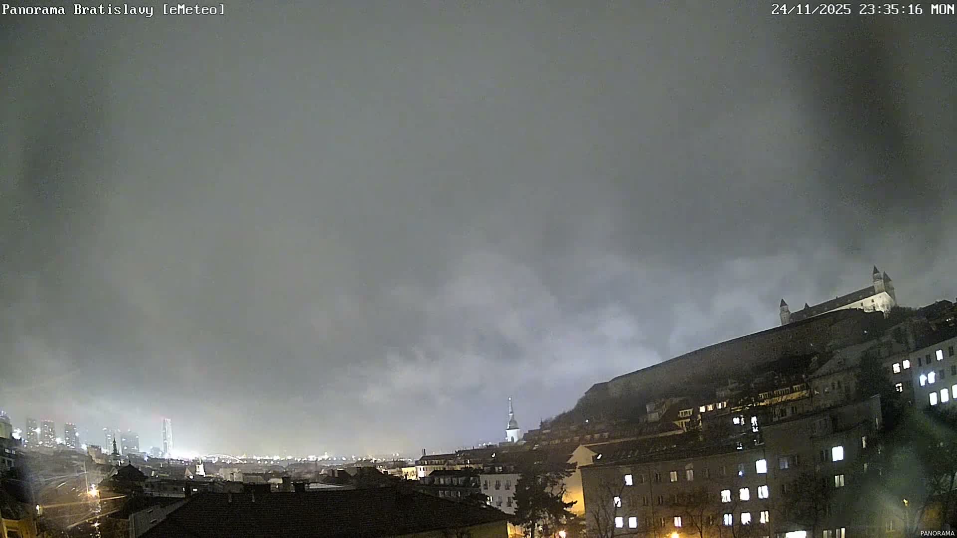 Bratislava City Southeast View Skyline  Live Cam - Stare Mesto, Okres Bratislava I, Bratislava, Slovakia