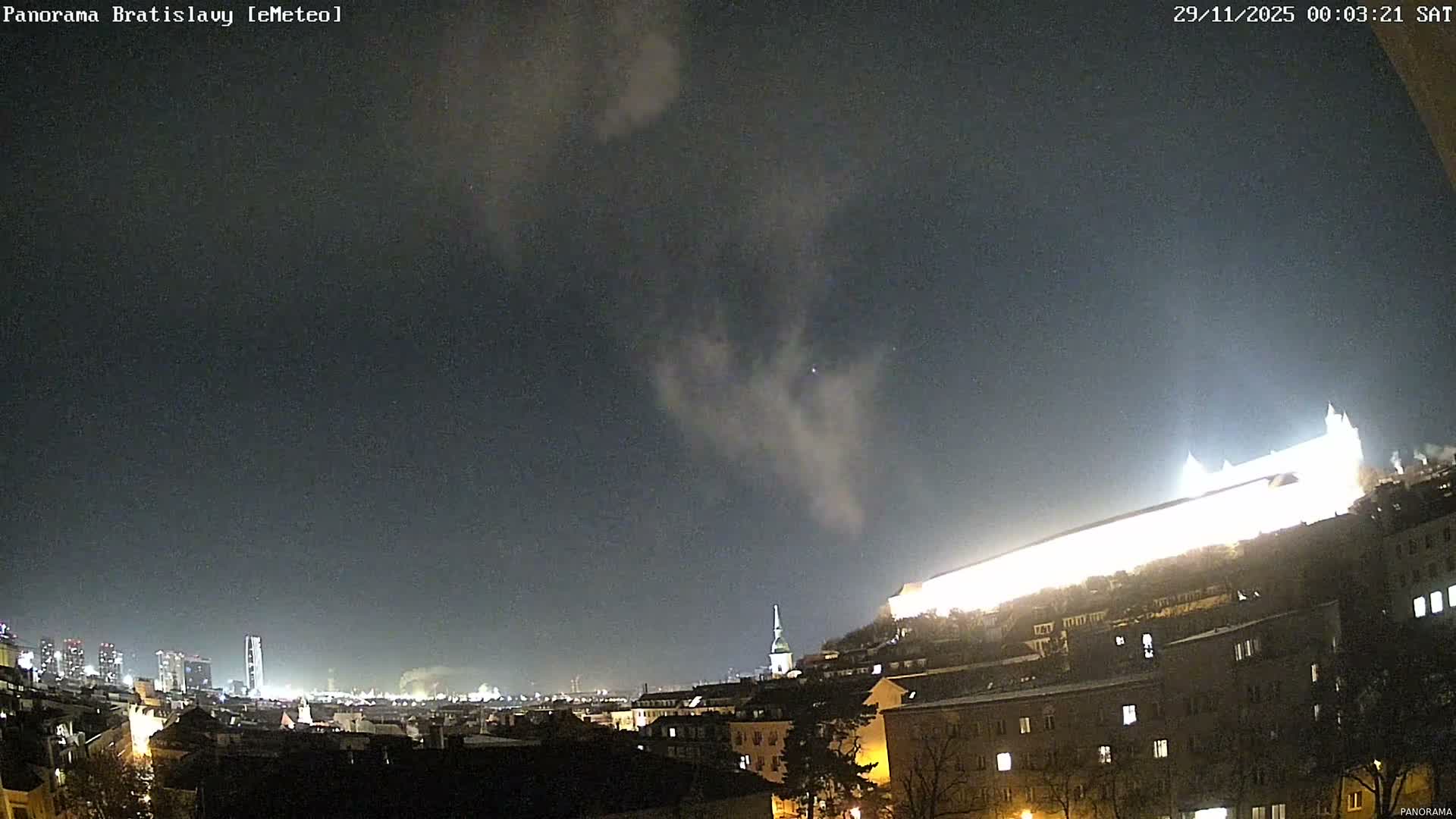 Bratislava City Southeast View Skyline  Live Cam - Stare Mesto, Okres Bratislava I, Bratislava, Slovakia