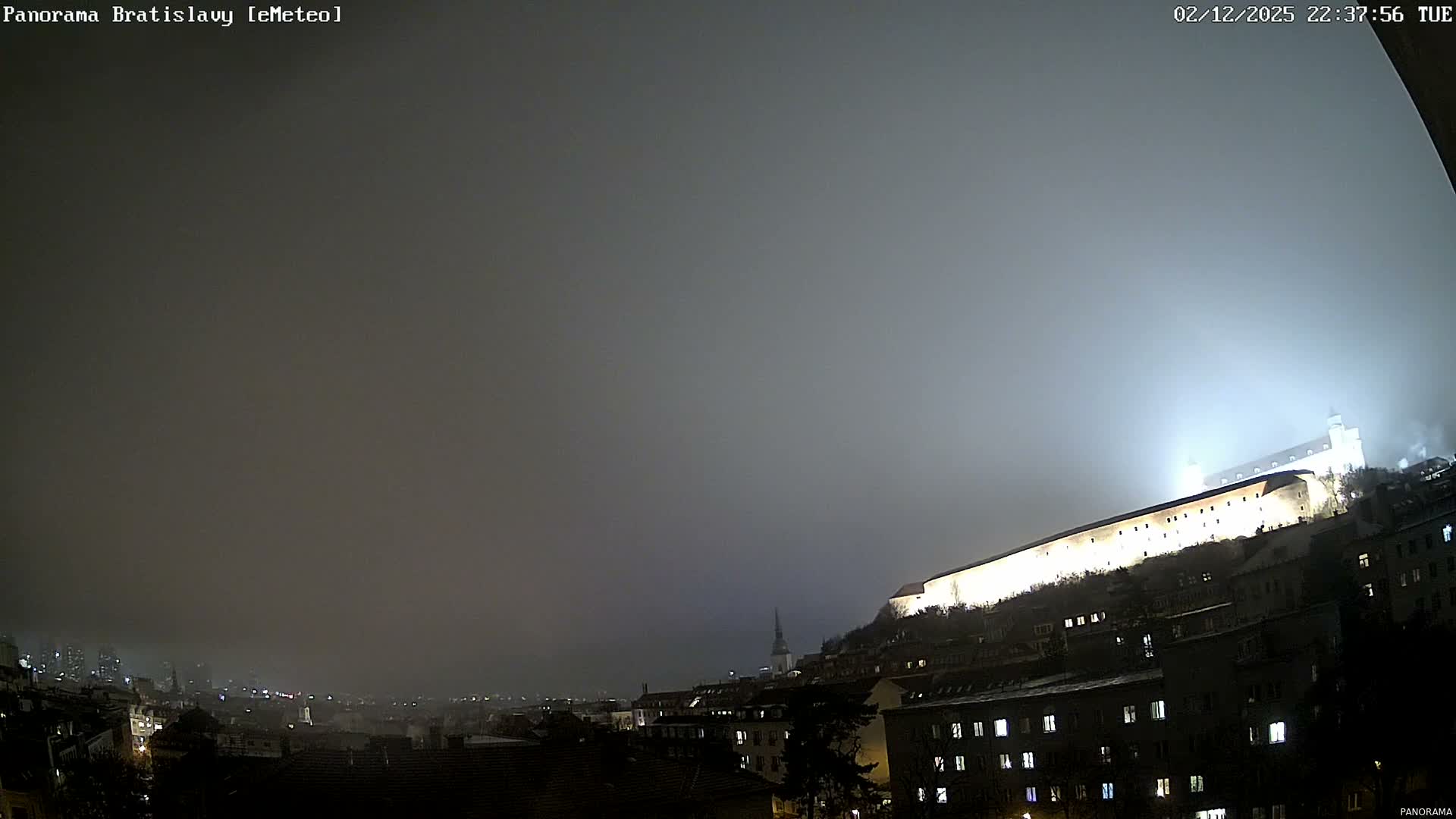 Bratislava City Southeast View Skyline  Live Cam - Stare Mesto, Okres Bratislava I, Bratislava, Slovakia