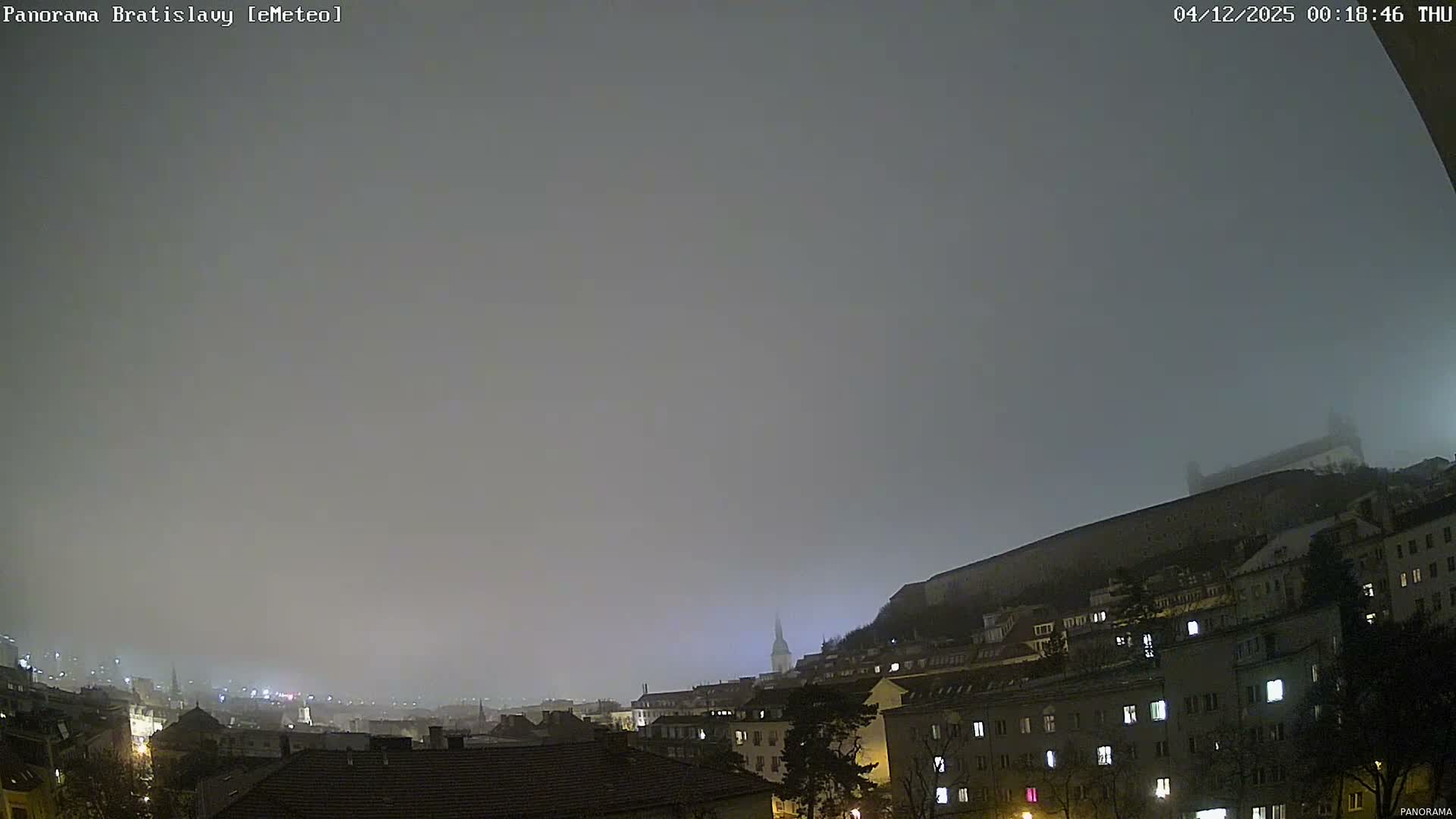 Bratislava City Southeast View Skyline  Live Cam - Stare Mesto, Okres Bratislava I, Bratislava, Slovakia