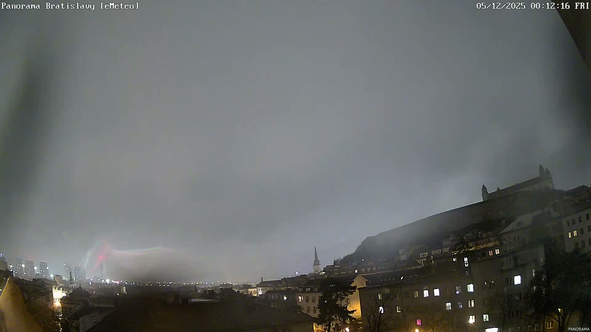 Bratislava City Southeast View Skyline  Live Cam - Stare Mesto, Okres Bratislava I, Bratislava, Slovakia