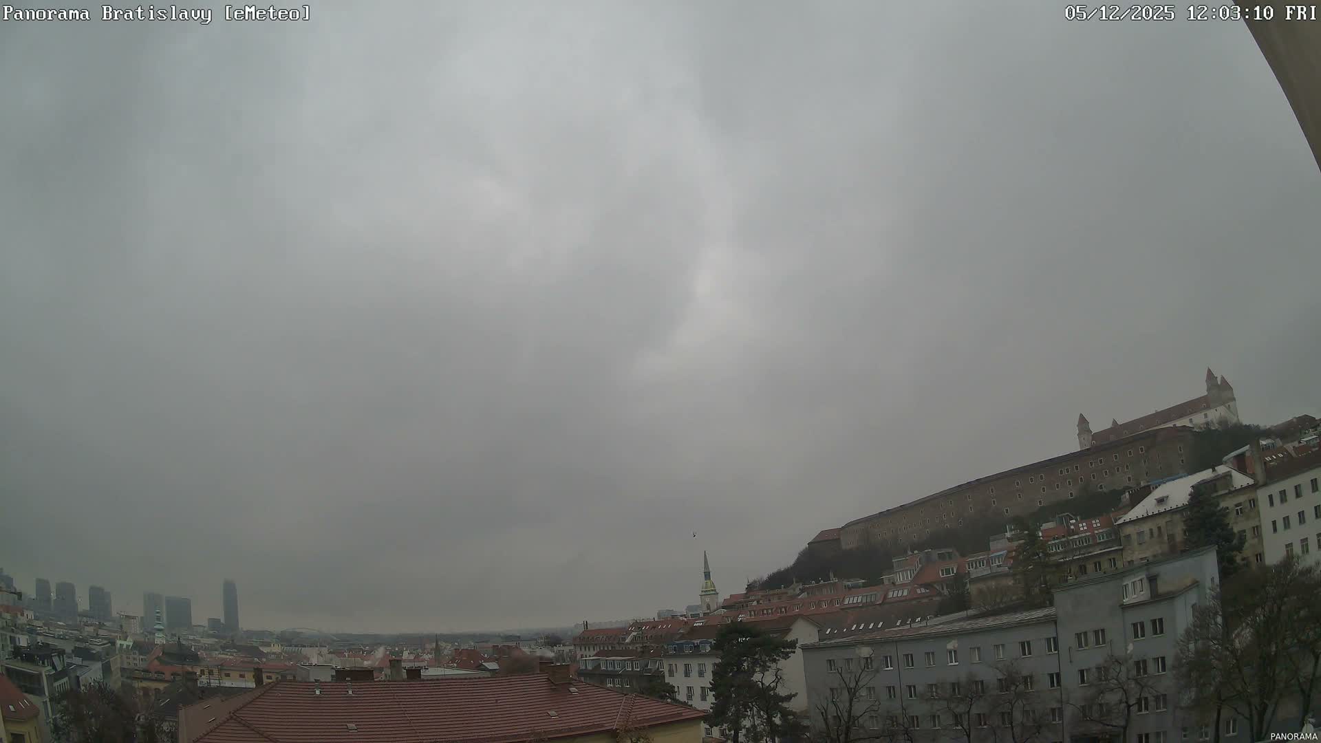 Bratislava City Southeast View Skyline  Live Cam - Stare Mesto, Okres Bratislava I, Bratislava, Slovakia