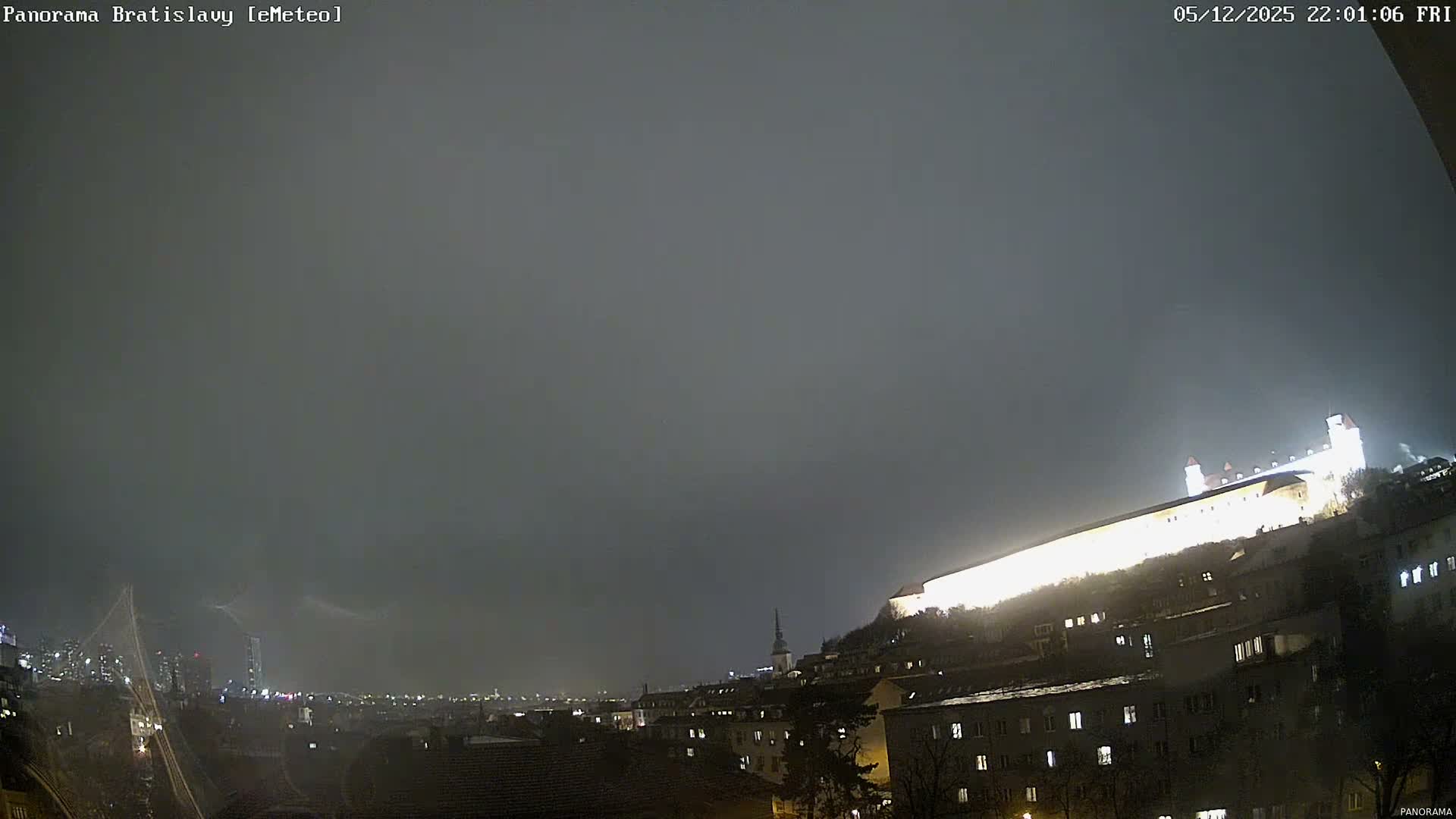 Bratislava City Southeast View Skyline  Live Cam - Stare Mesto, Okres Bratislava I, Bratislava, Slovakia