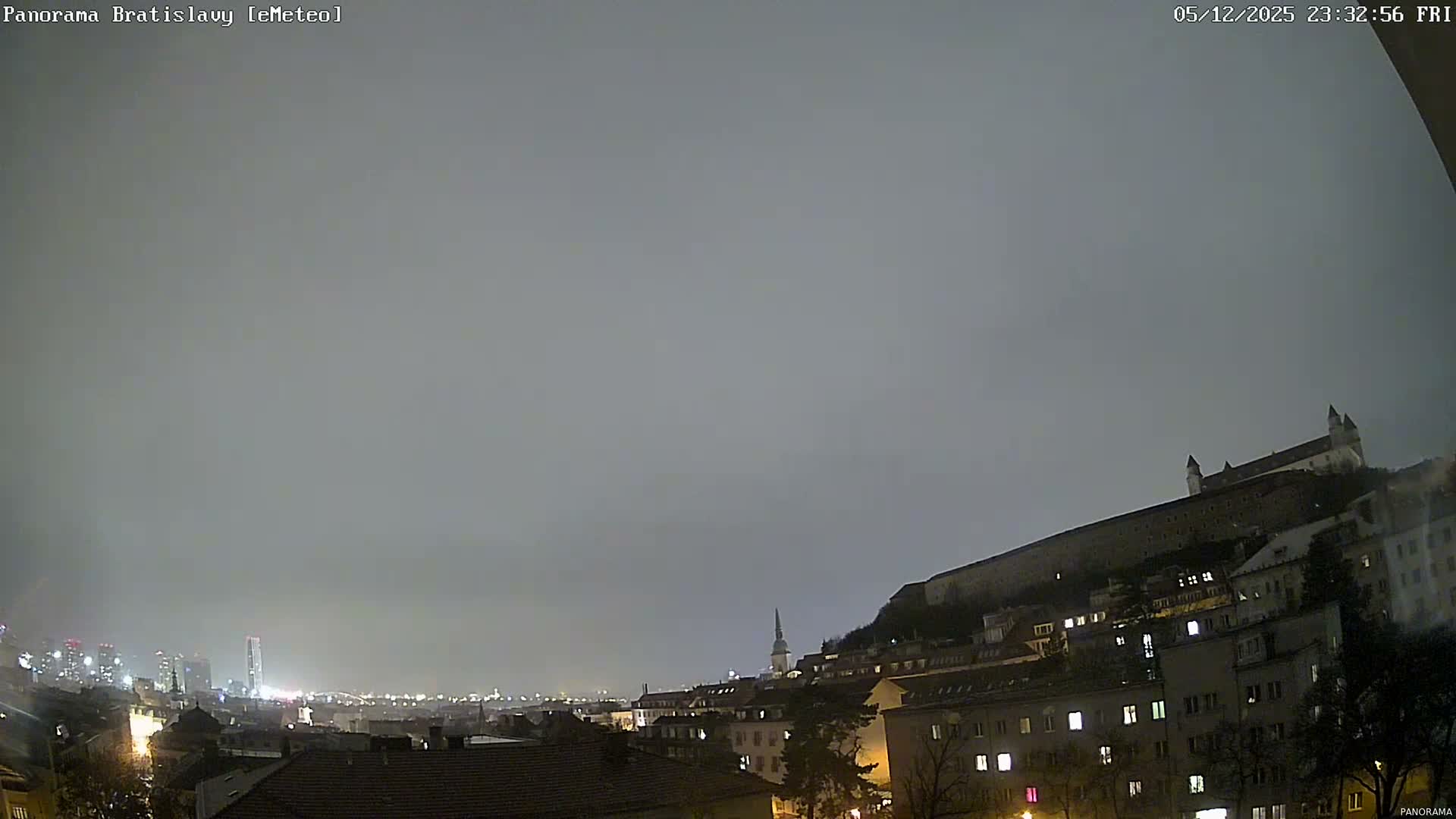 Bratislava City Southeast View Skyline  Live Cam - Stare Mesto, Okres Bratislava I, Bratislava, Slovakia