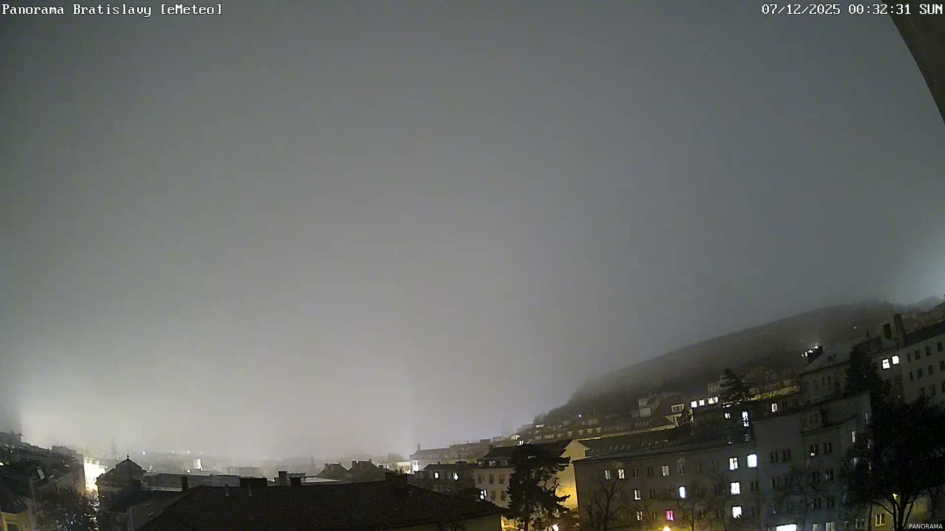 Bratislava City Southeast View Skyline  Live Cam - Stare Mesto, Okres Bratislava I, Bratislava, Slovakia