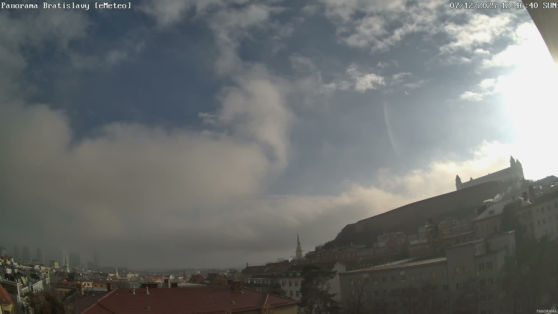 Bratislava City Southeast View Skyline  Live Cam - Stare Mesto, Okres Bratislava I, Bratislava, Slovakia