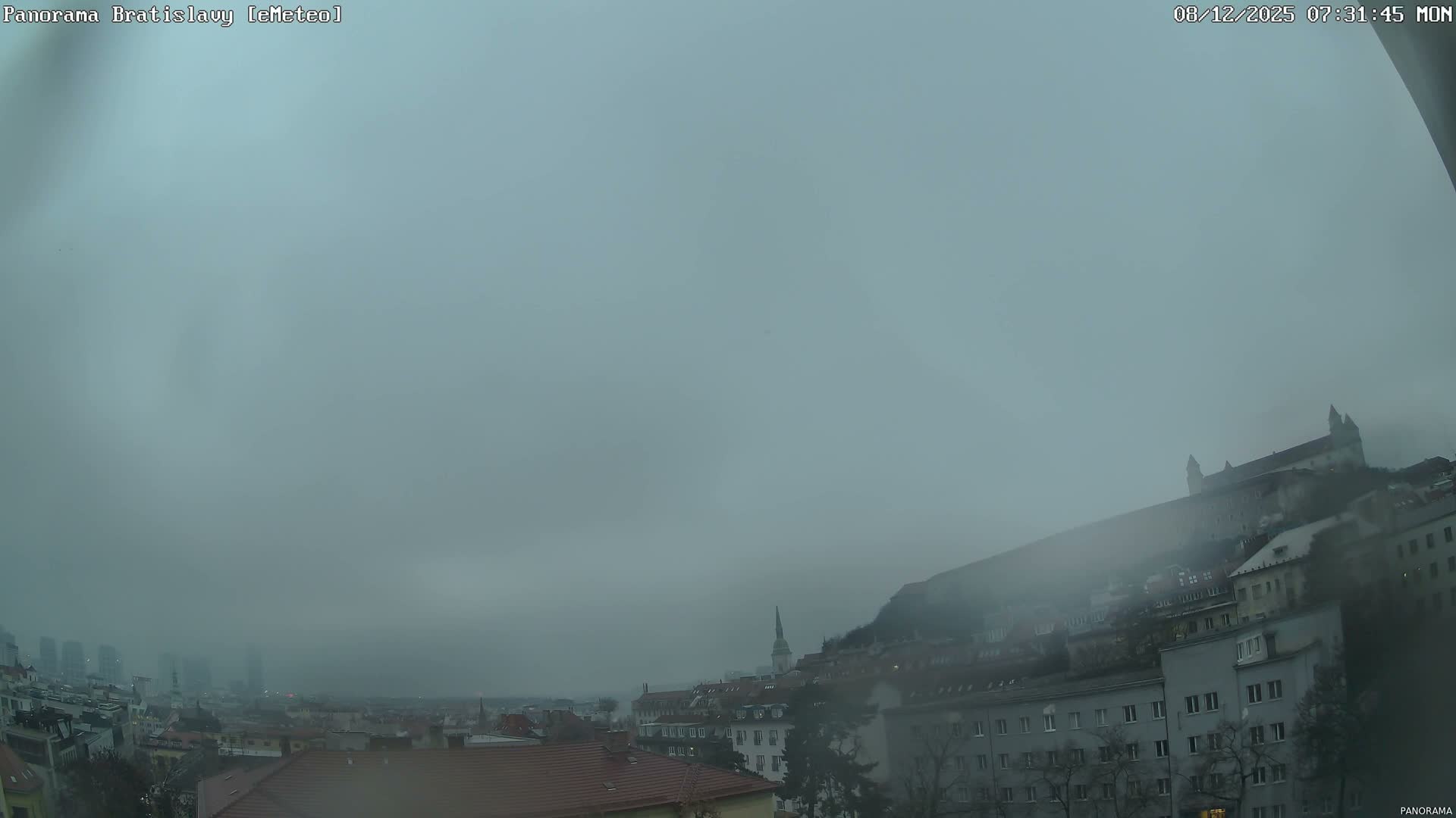 Bratislava City Southeast View Skyline  Live Cam - Stare Mesto, Okres Bratislava I, Bratislava, Slovakia