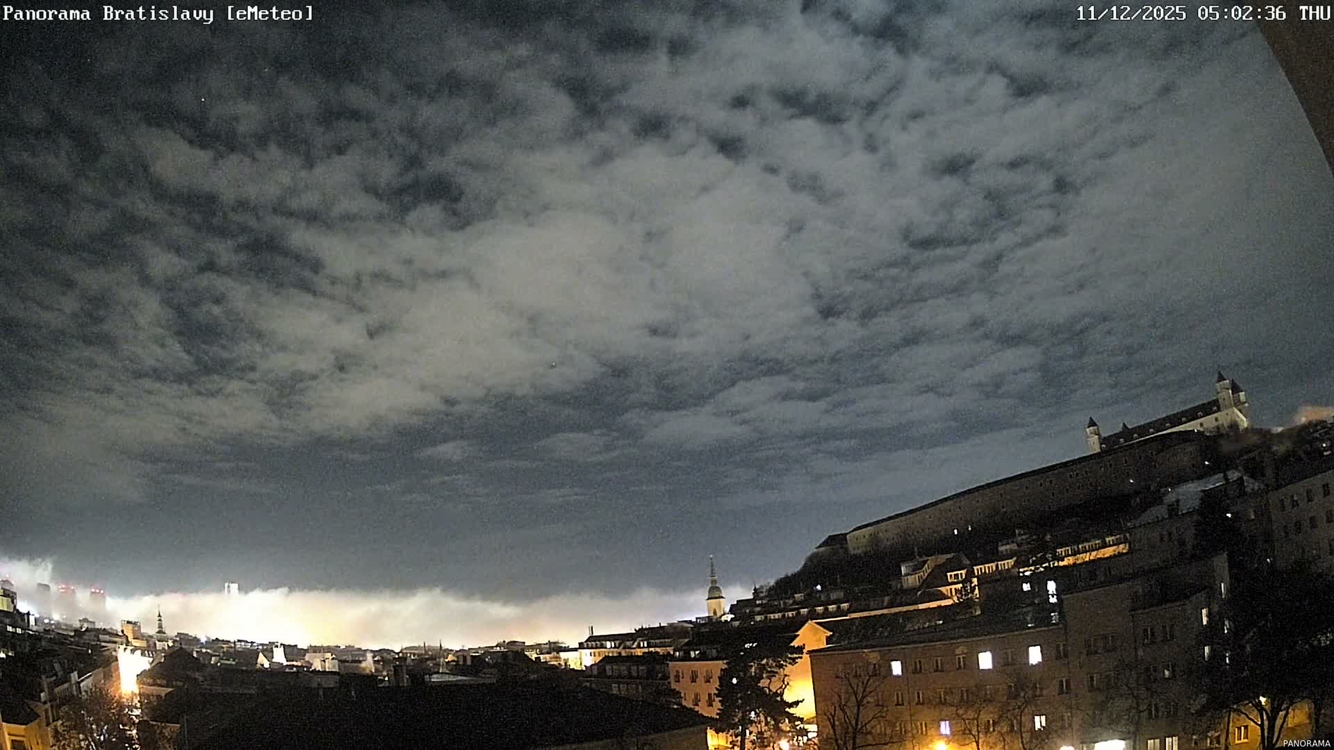 Bratislava City Southeast View Skyline  Live Cam - Stare Mesto, Okres Bratislava I, Bratislava, Slovakia