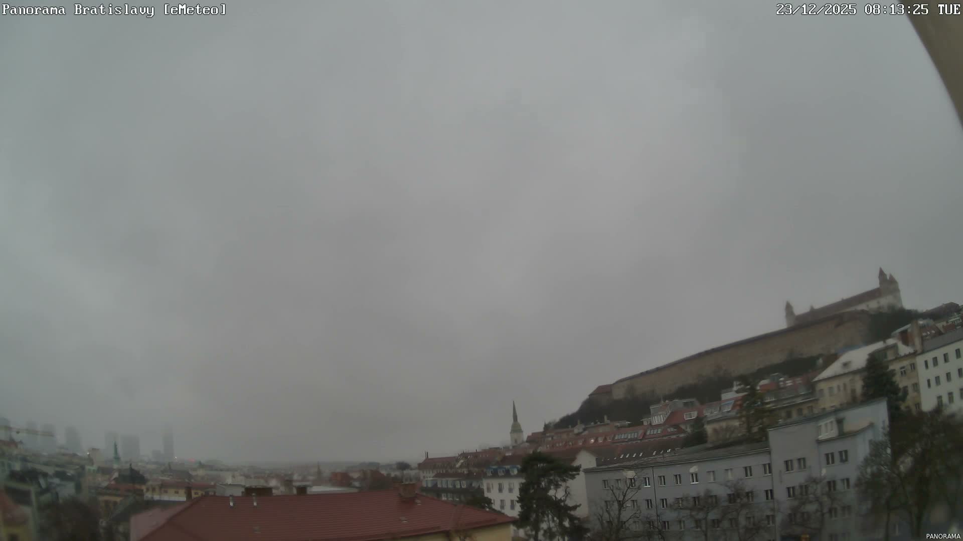 Bratislava City Southeast View Skyline  Live Cam - Stare Mesto, Okres Bratislava I, Bratislava, Slovakia