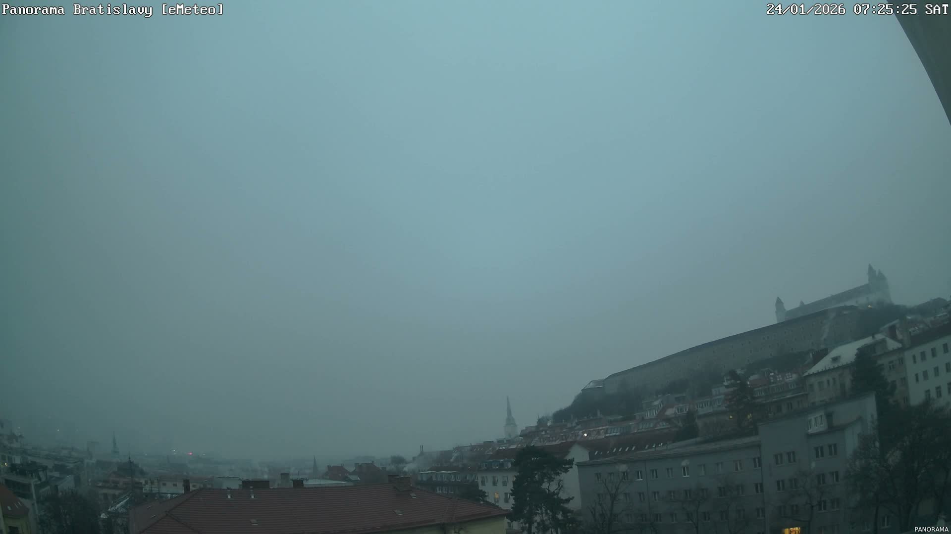 Bratislava City Southeast View Skyline  Live Cam - Stare Mesto, Okres Bratislava I, Bratislava, Slovakia