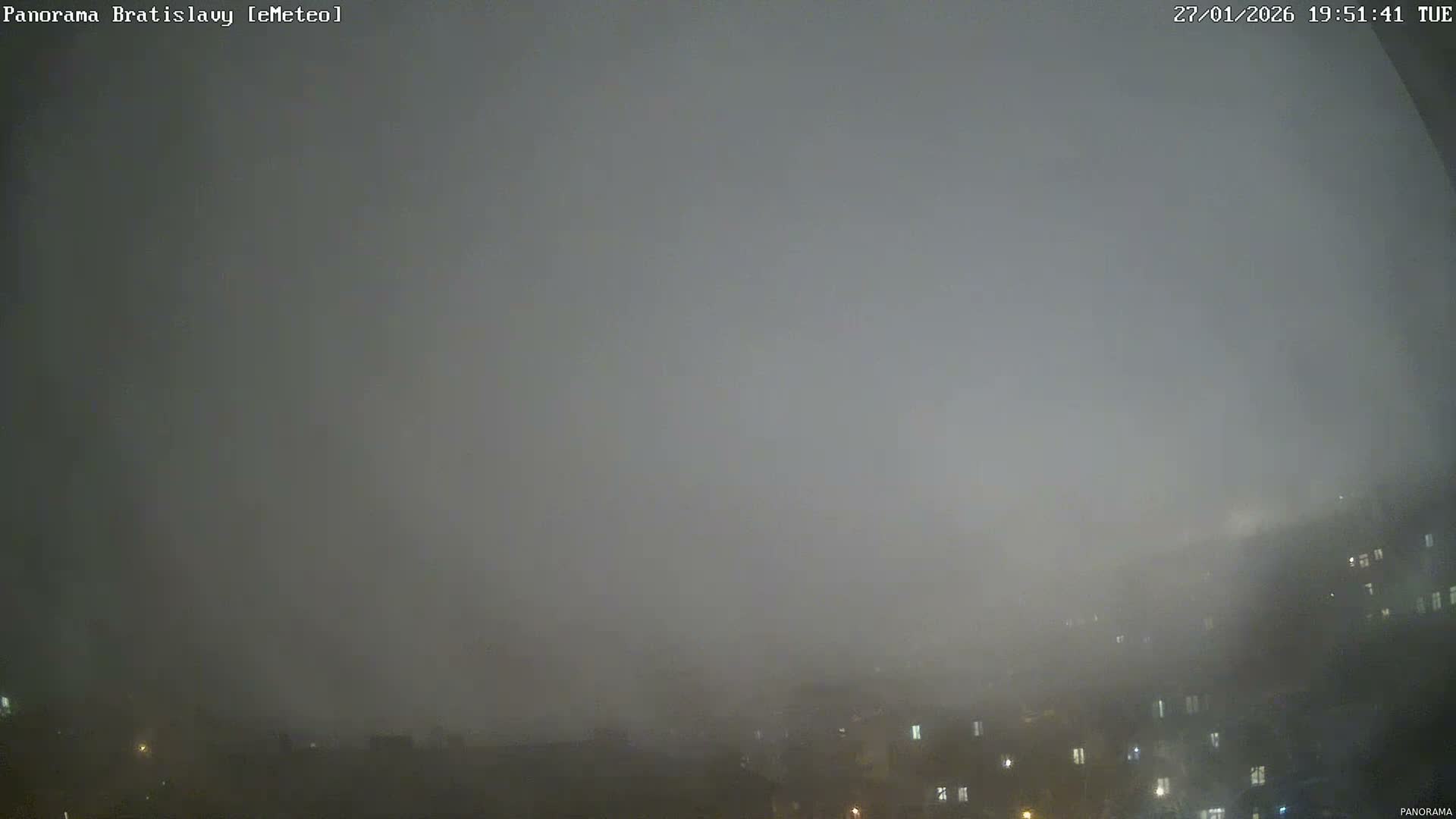 Bratislava City Southeast View Skyline  Live Cam - Stare Mesto, Okres Bratislava I, Bratislava, Slovakia