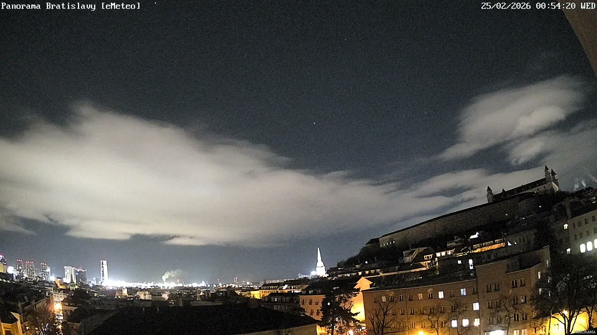 Bratislava City Southeast View Skyline  Live Cam - Stare Mesto, Okres Bratislava I, Bratislava, Slovakia