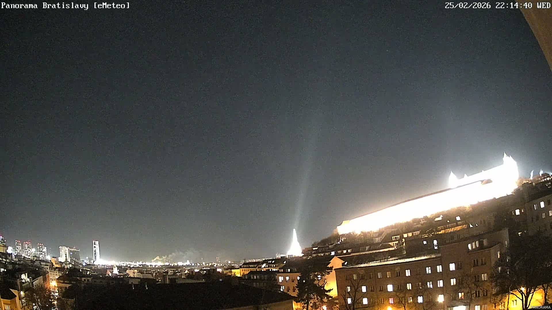 Bratislava City Southeast View Skyline  Live Cam - Stare Mesto, Okres Bratislava I, Bratislava, Slovakia